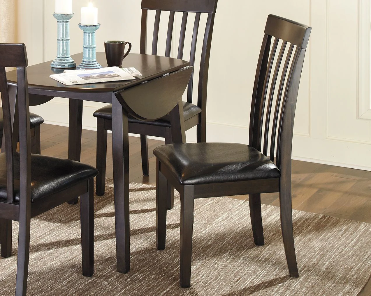 Hammis - Dining UPH Side Chair (Set of 2) - Dark Brown - Image 4