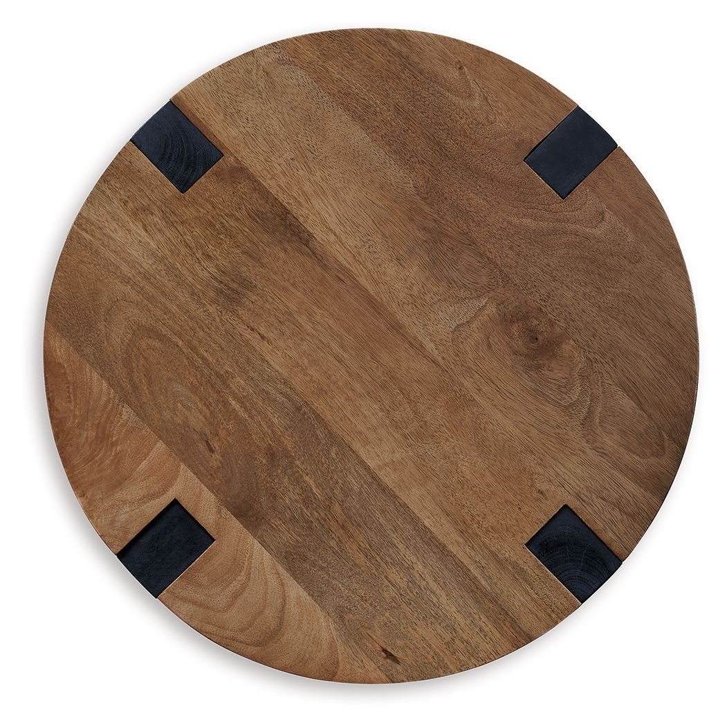 Hanneforth - Round End Table - Brown - Image 3
