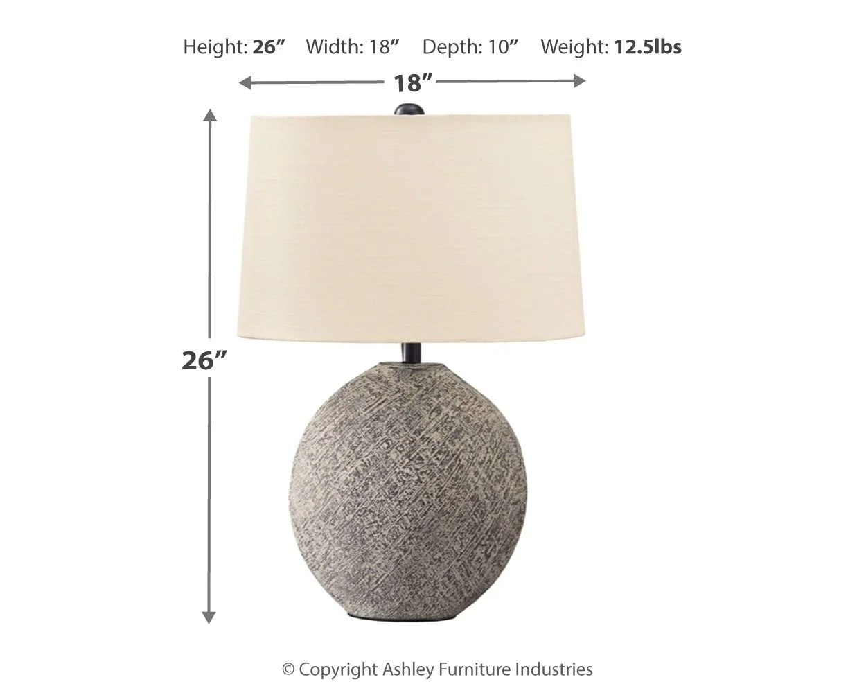 Harif - Paper Table Lamp - Beige - Image 2