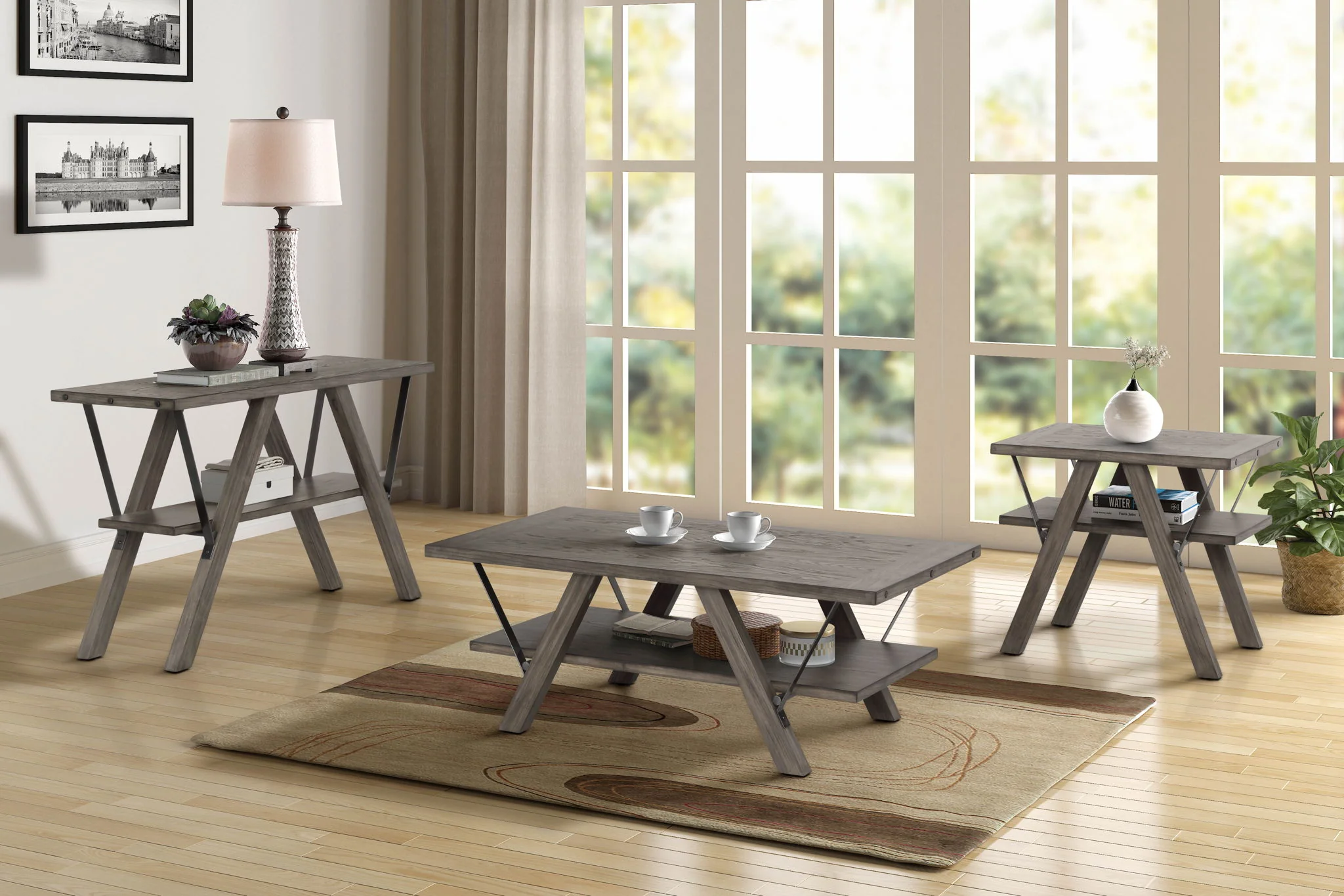 Harlocke - Cocktail Table - Gray - Image 3