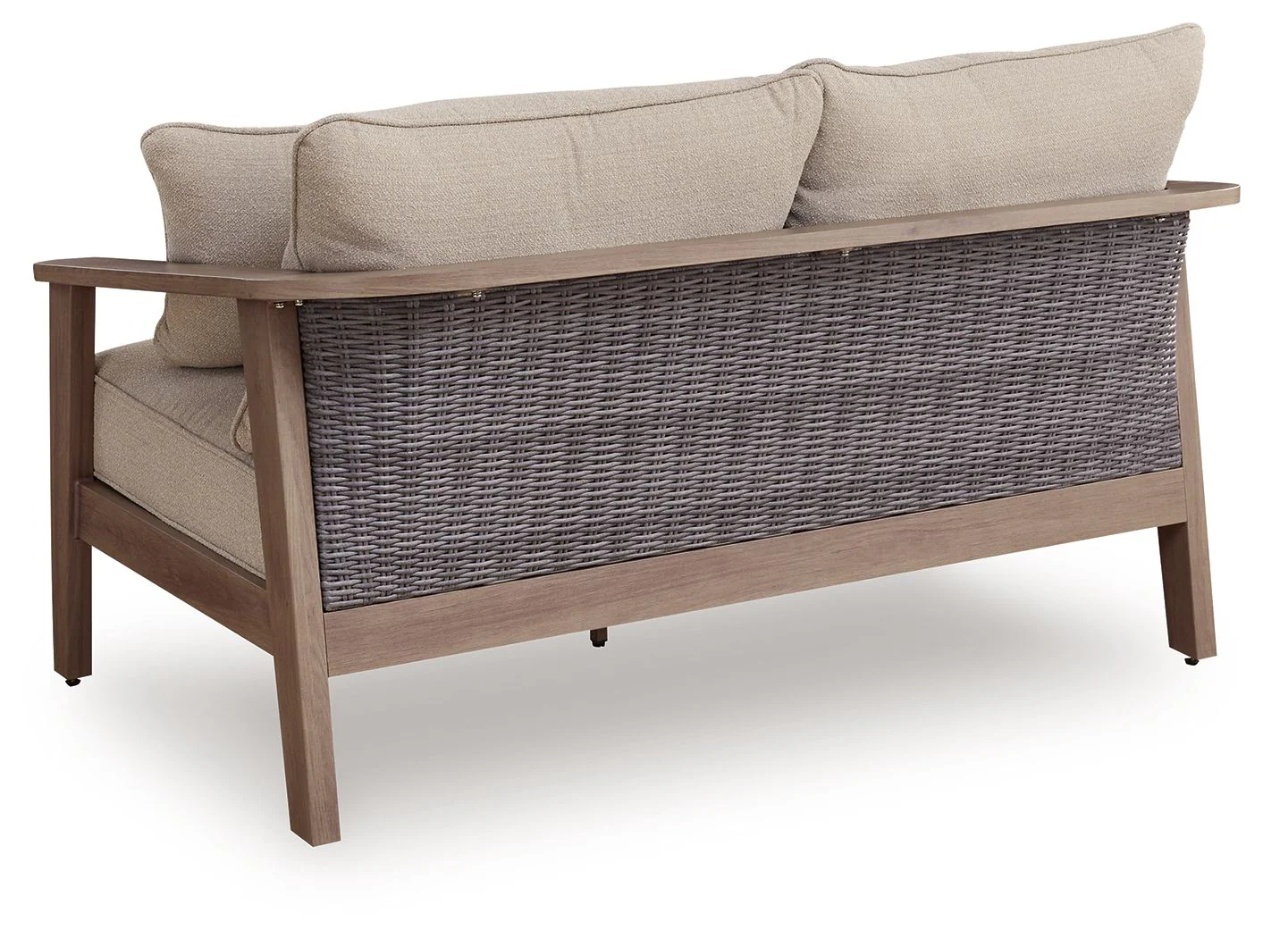 Harmony Headlands - Loveseat With Cushion - Natural / Gray - Image 2
