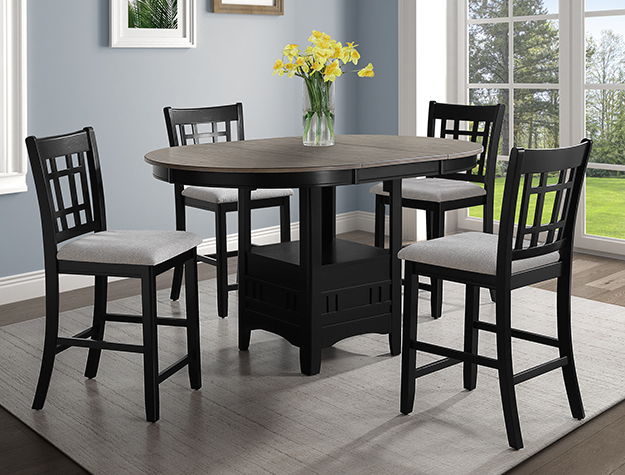 Hartwell 5 Pc Counter Height Dining Set by Crown Mark - Image 2