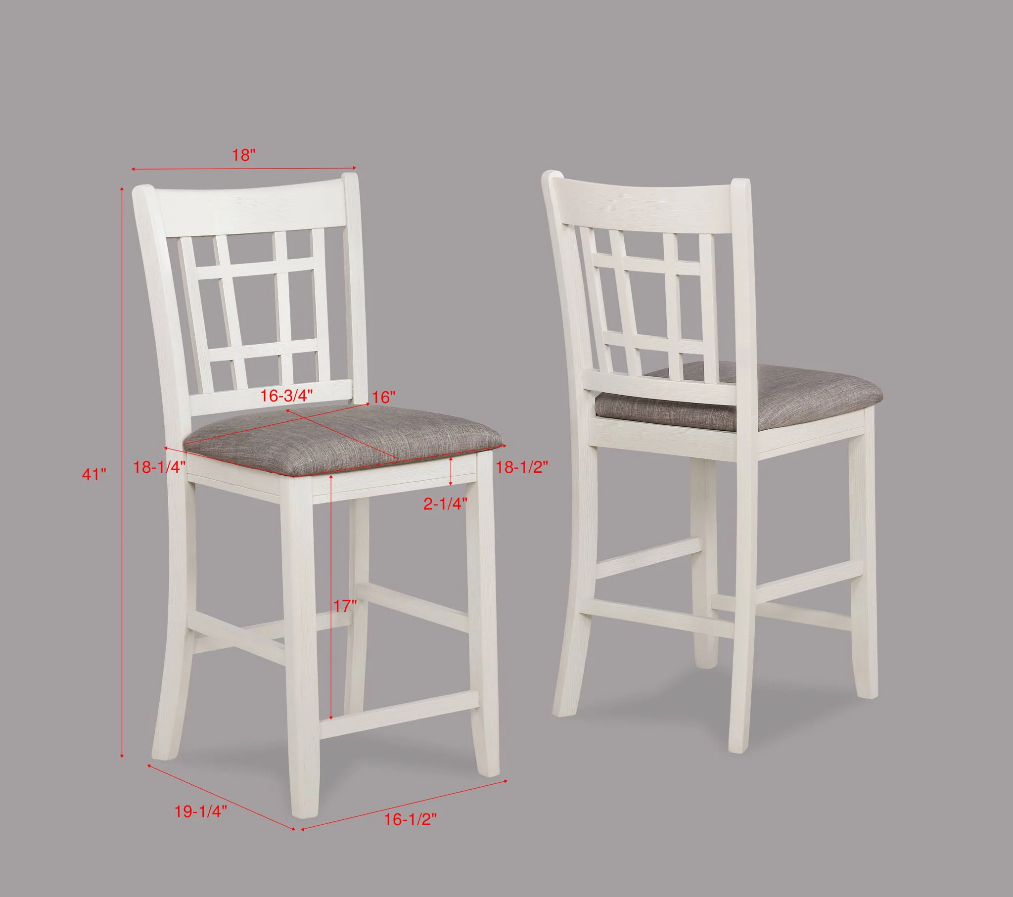 Hartwell - Counter Height Chair (Set of 2) - White - Image 2