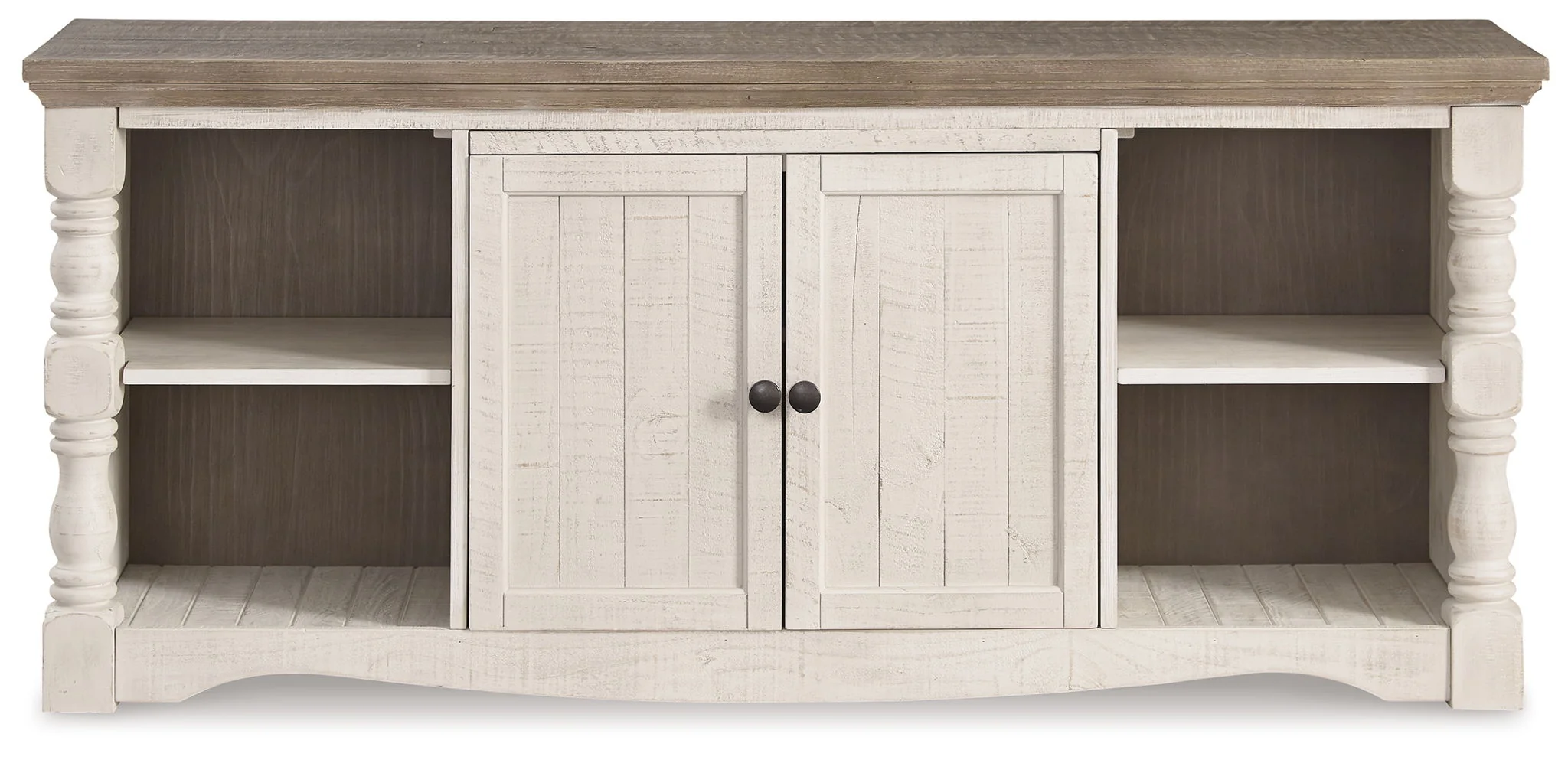 Havalance - Extra Large TV Stand - 2 Doors - Brown / Beige - Image 4