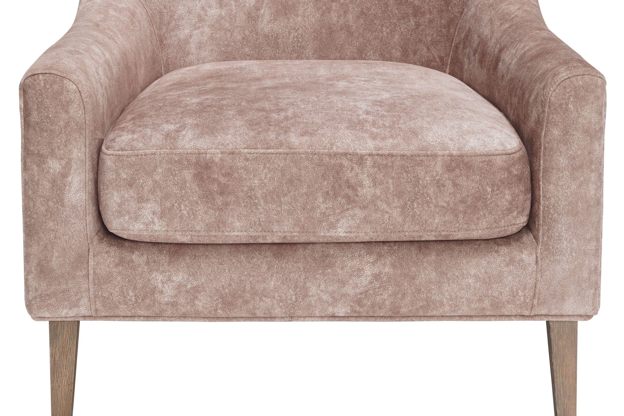 Hi Back Accent Chair - Light Brown - Image 2
