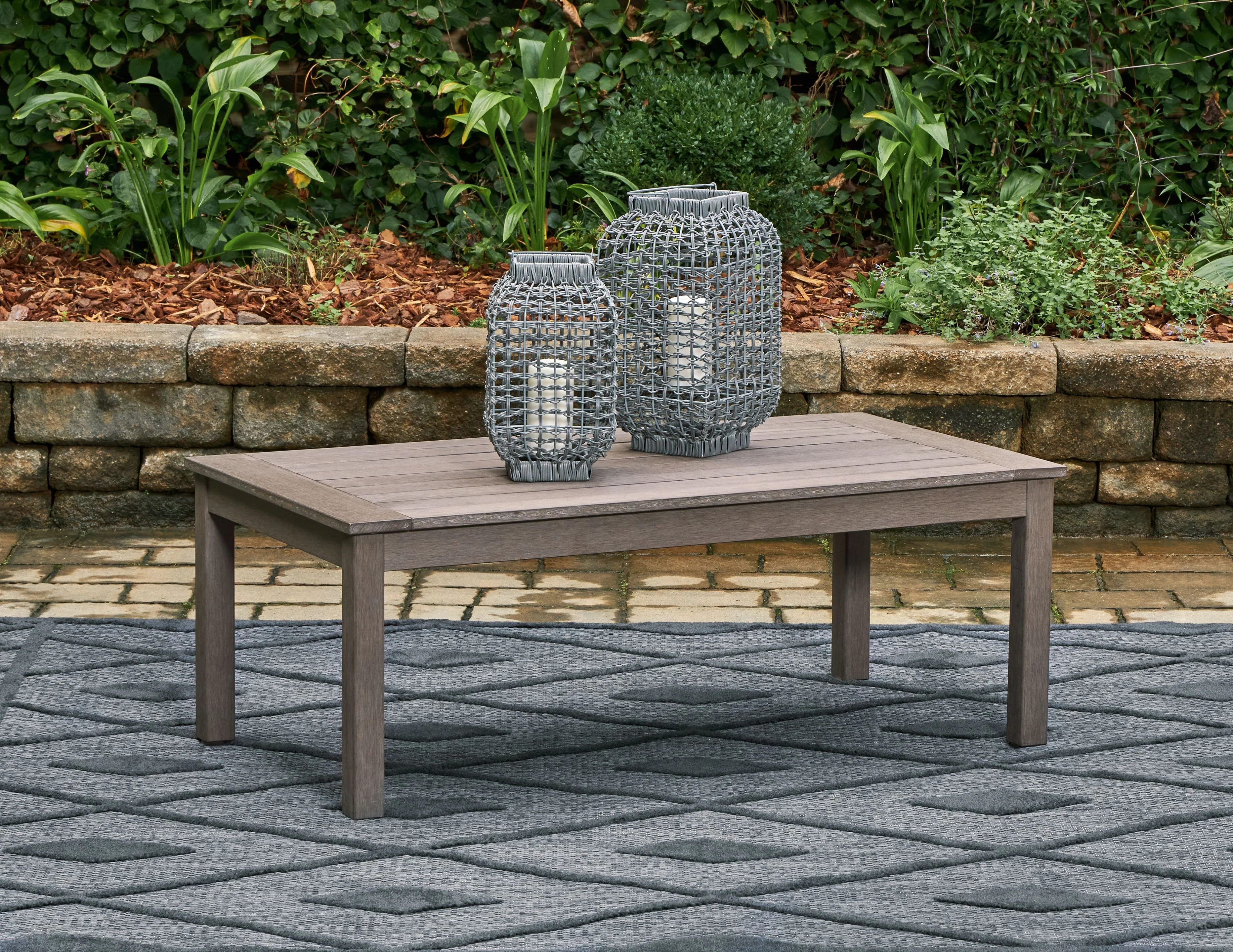 Hillside Barn - Rectangular Cocktail Table - Brown - Image 3