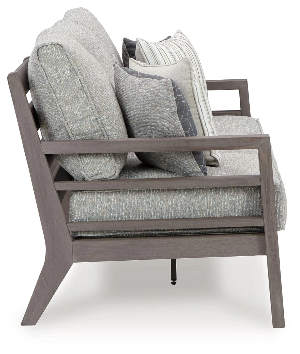 Hillside Barn - Sofa With Cushion - Gray / Brown - Image 4