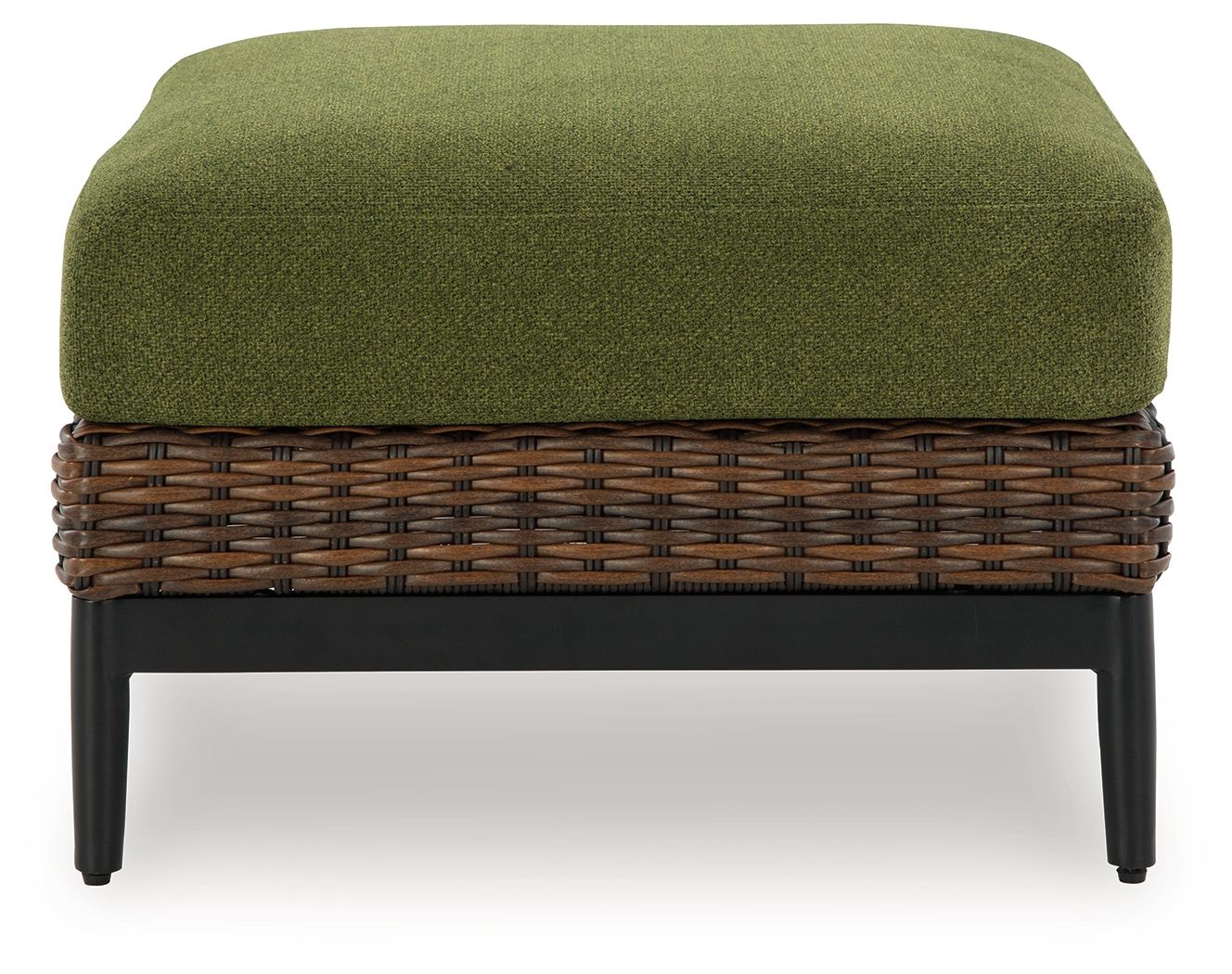 Horizon Hall - Ottoman With Cushion - Brown / Green - Image 3