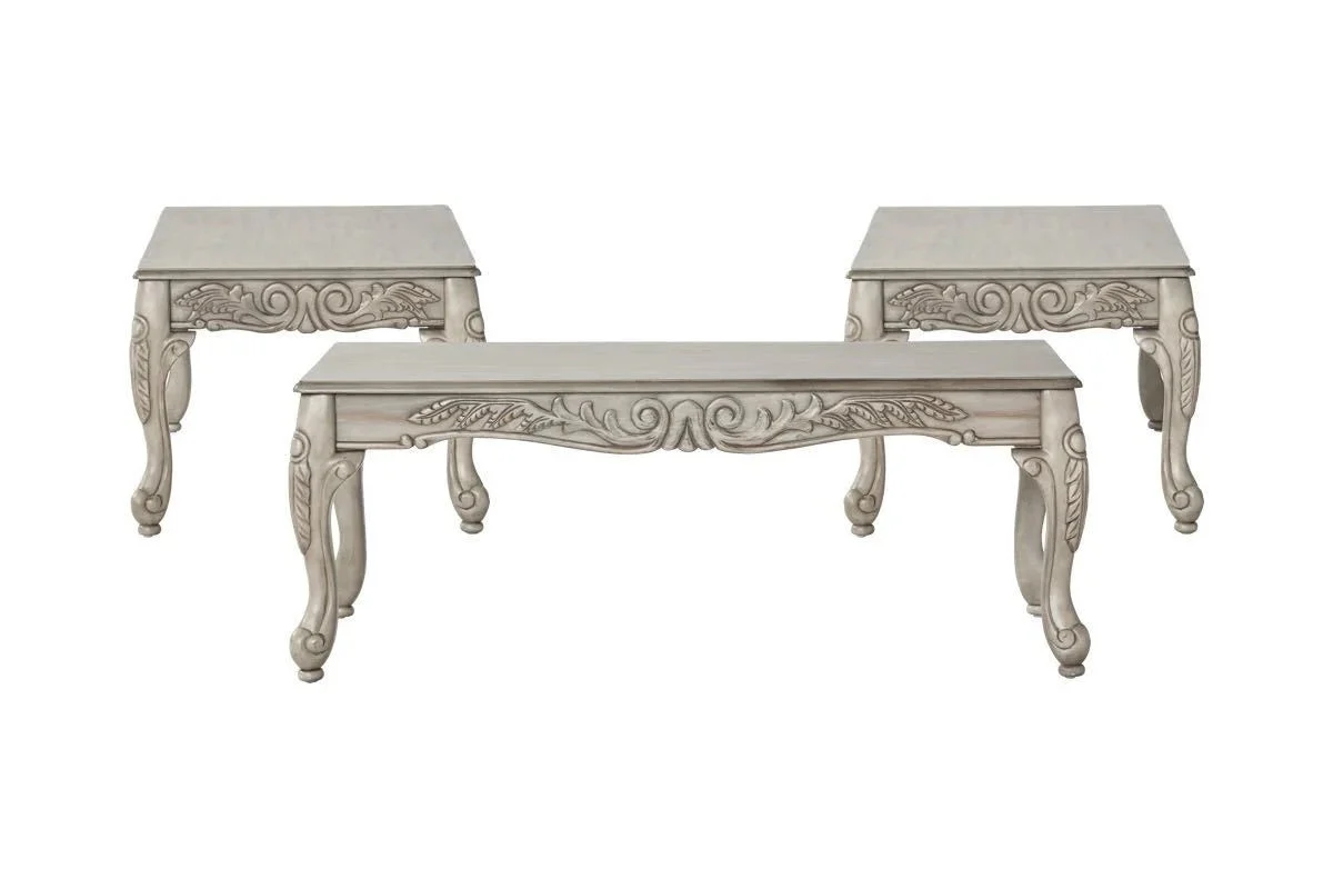 Hughes Driftwood Coffee Table & Two End Tables