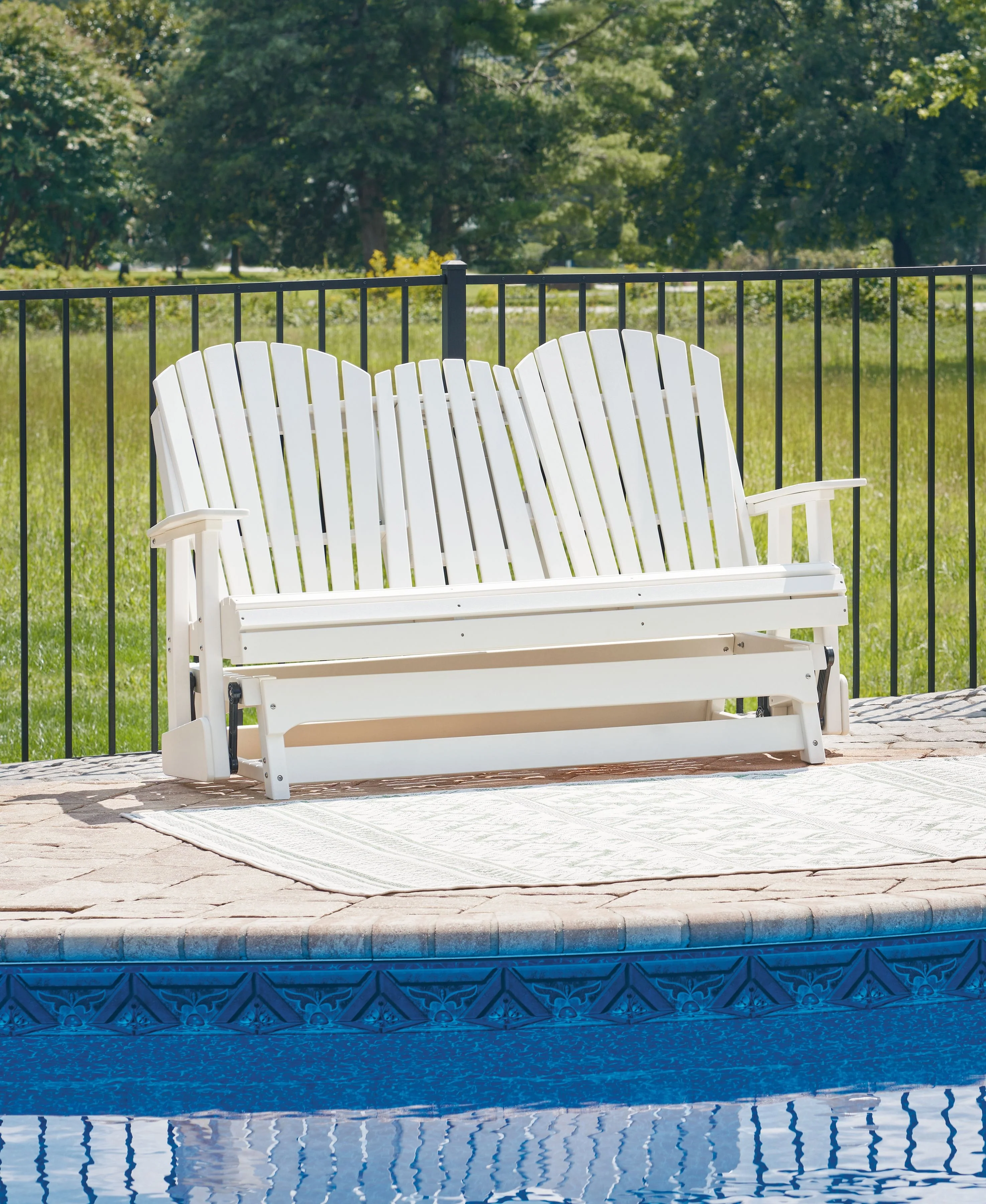 Hyland Wave - Glider Loveseat - Image 7