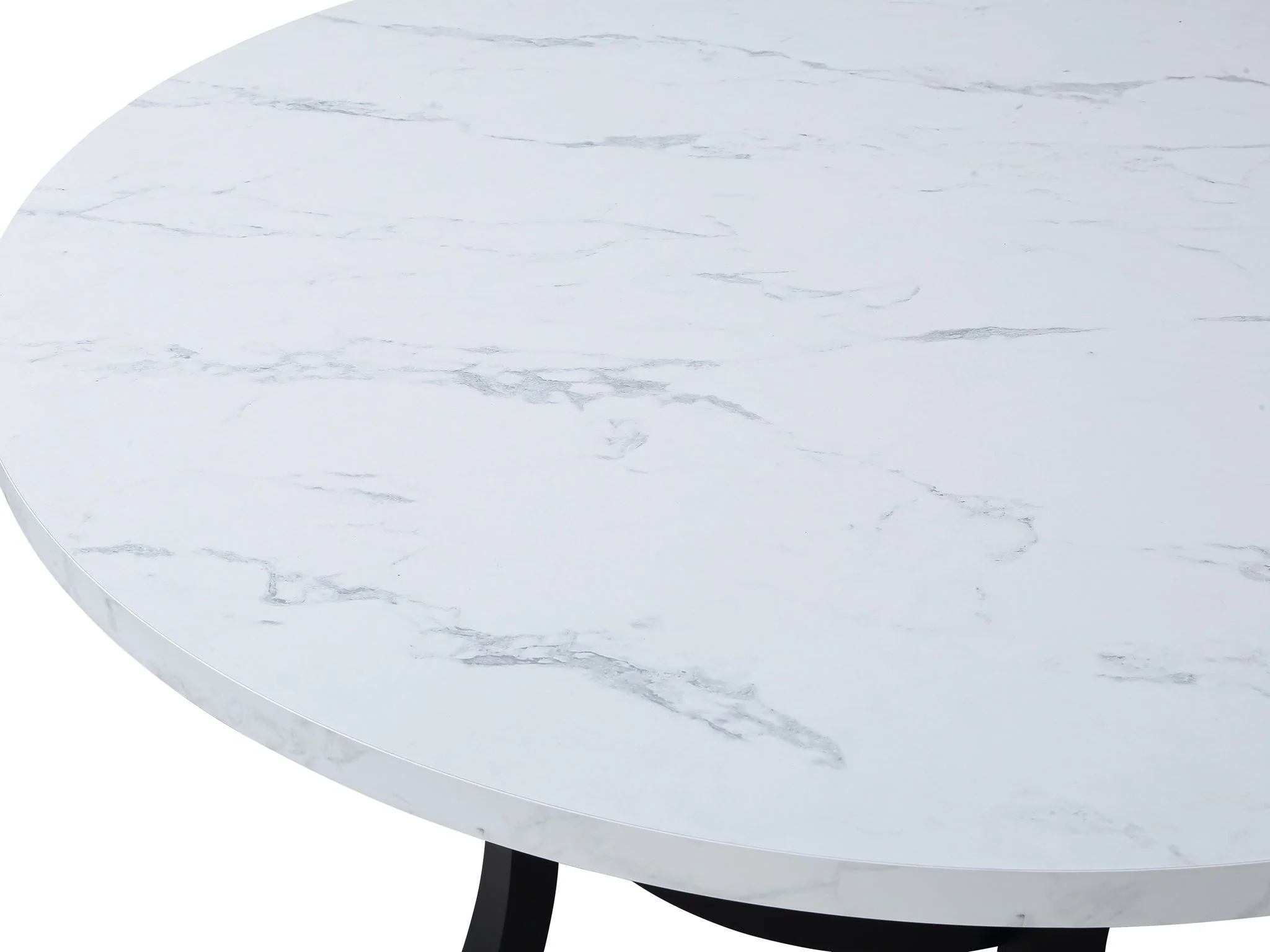 Isla - 5 Piece Dining Room Set - White / Black - Image 2