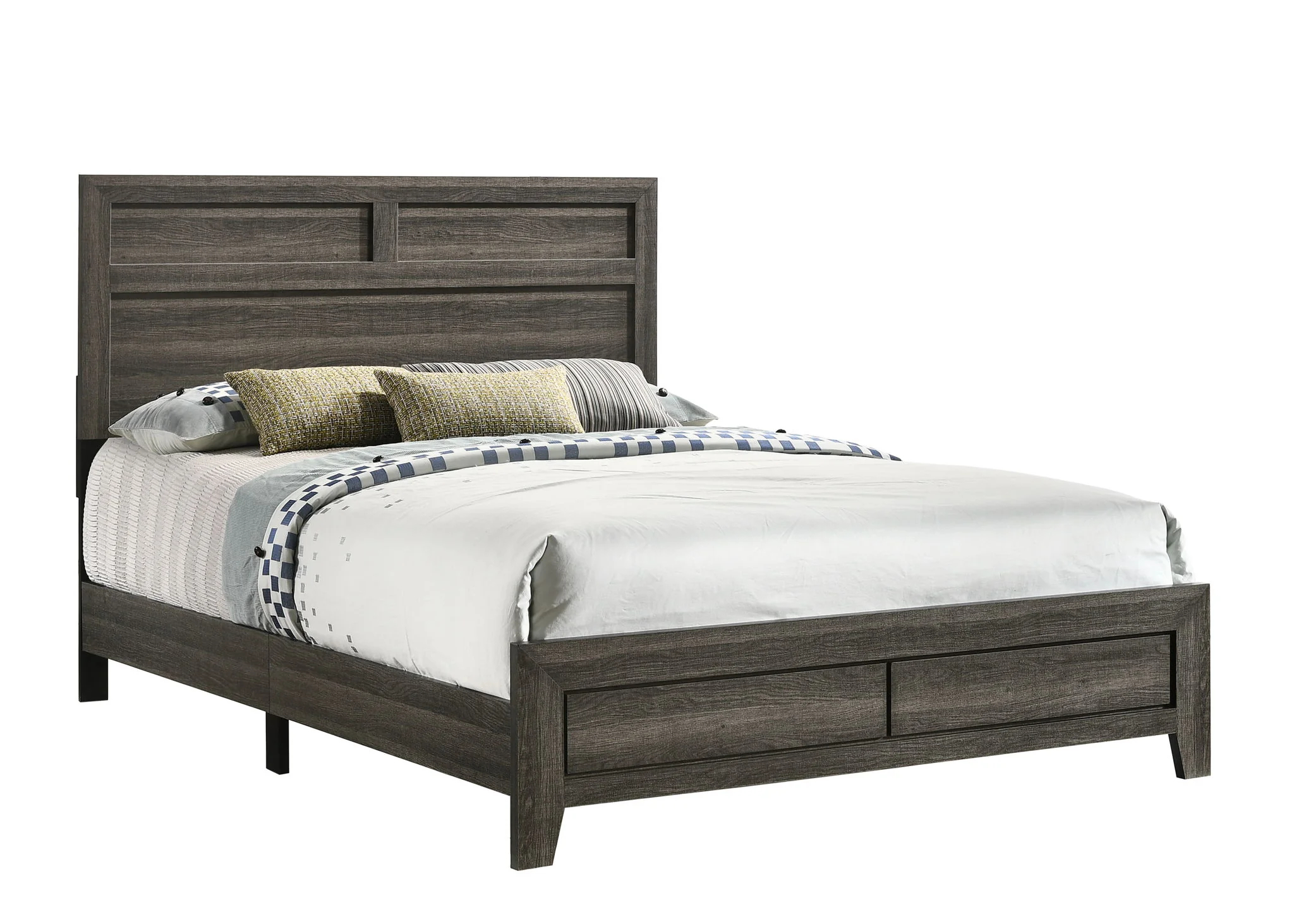 Issac - Panel Bed In A Box With USB