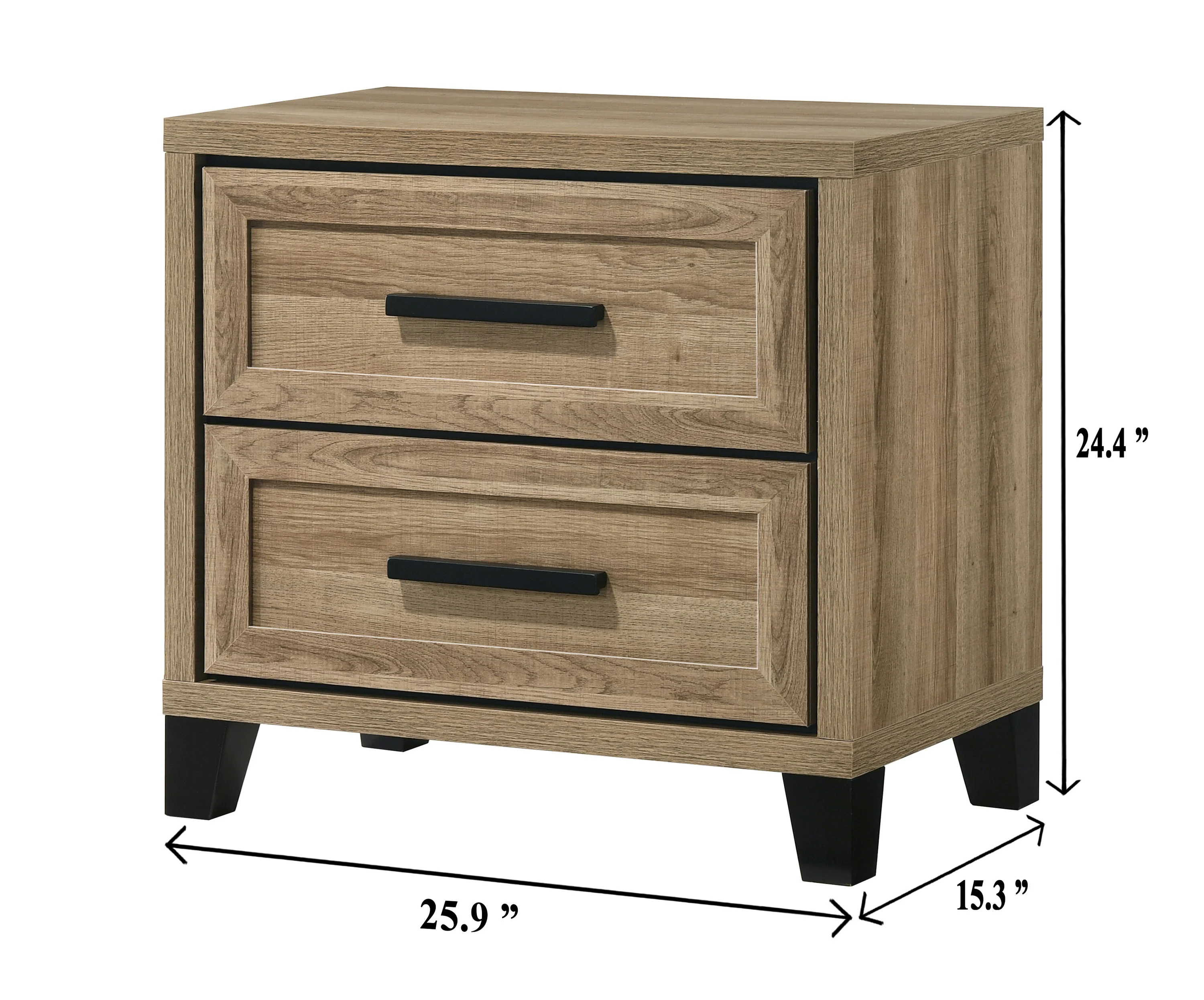 Jameson Natural Nightstand - Image 4