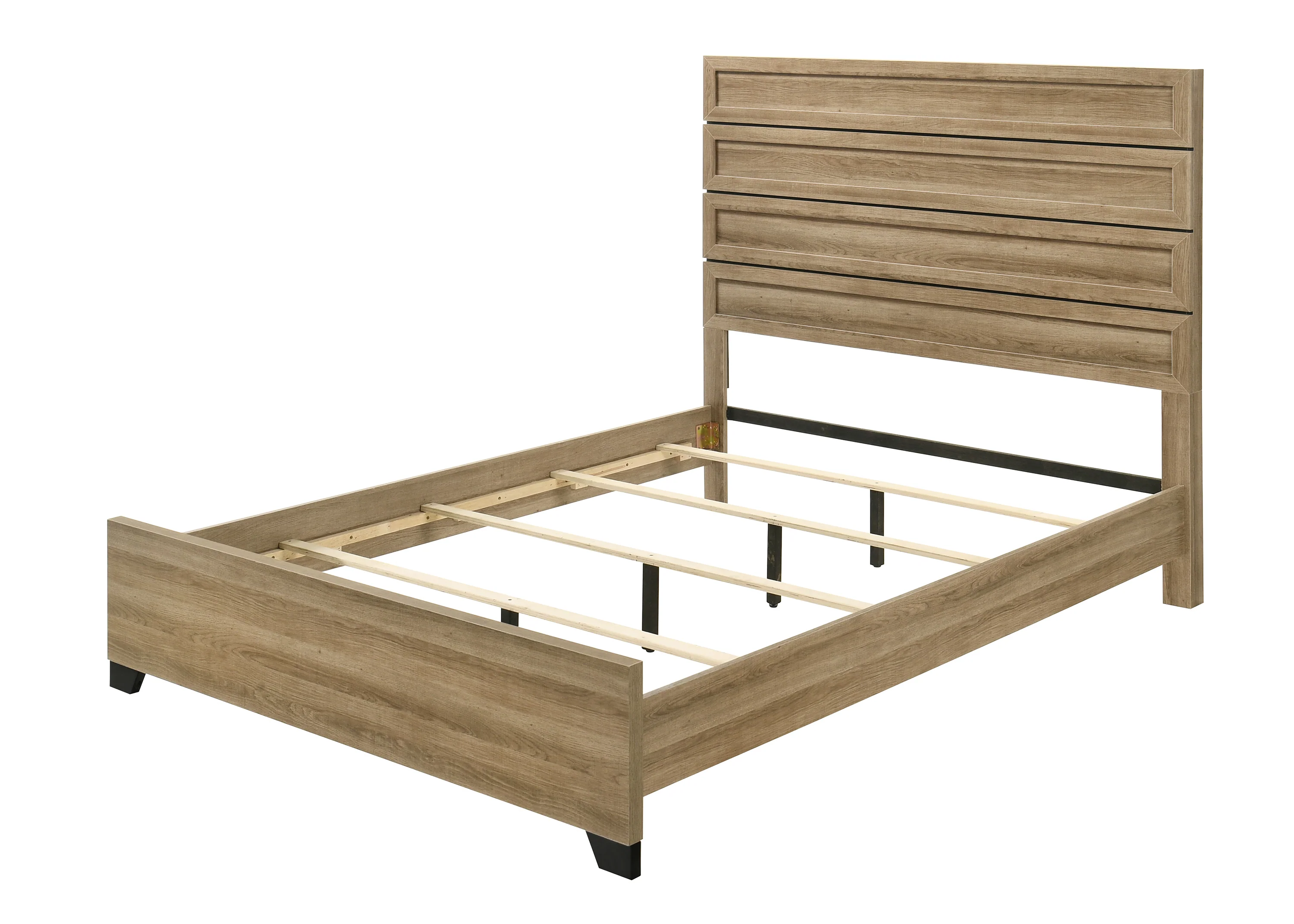 Jameson Natural Panel Bed - Image 2