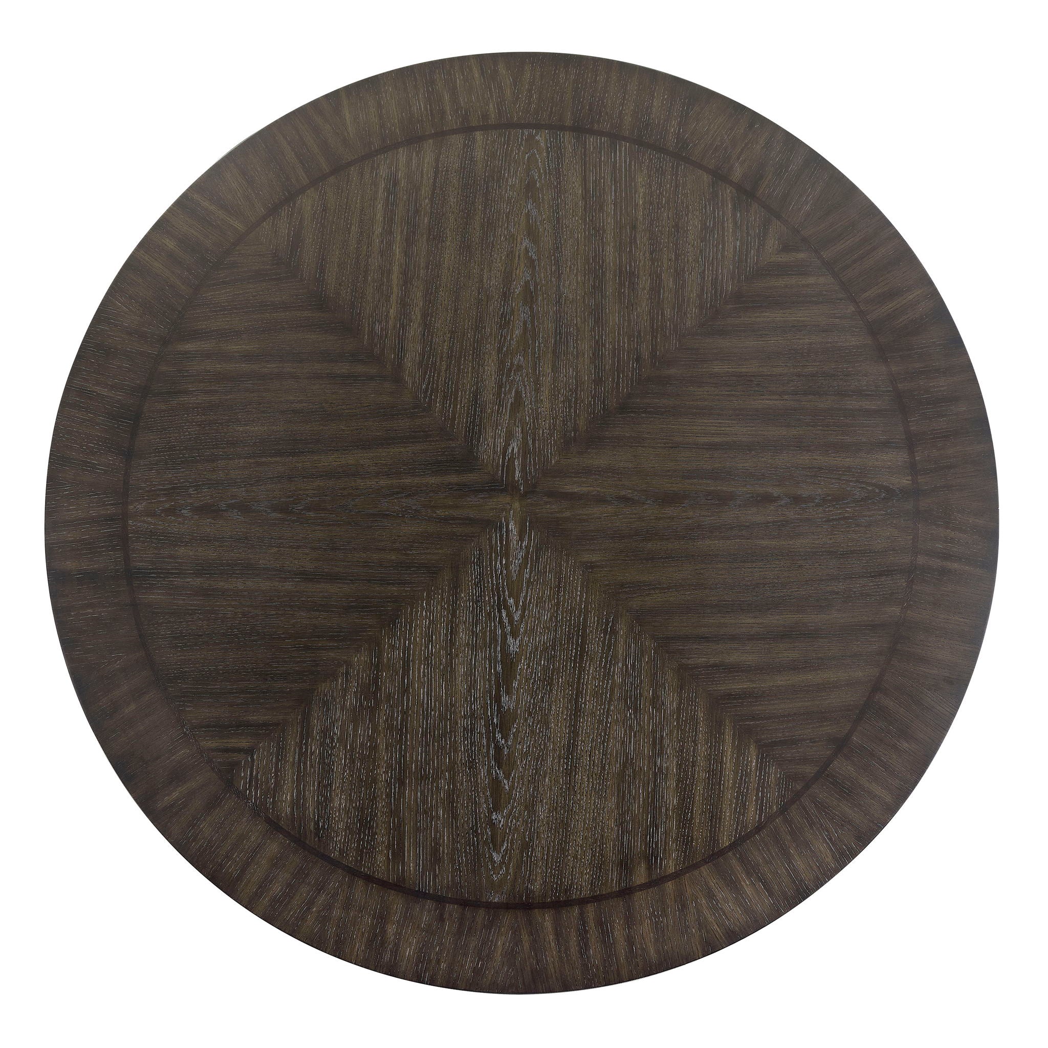 Jeffries - Round Table With Lazy Susan - Espresso - Image 2