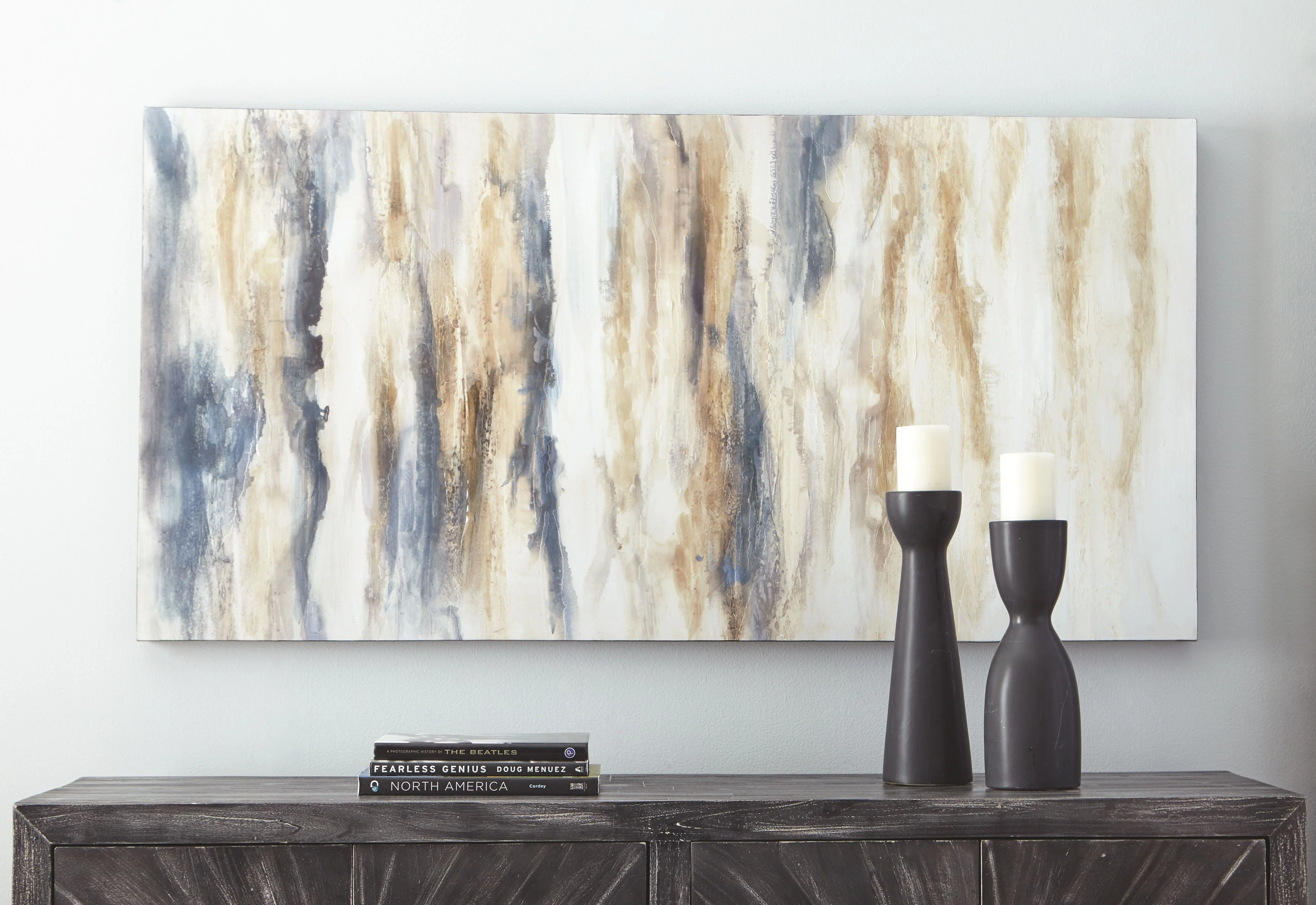 Joely - Wall Art - Blue / Tan - Image 3