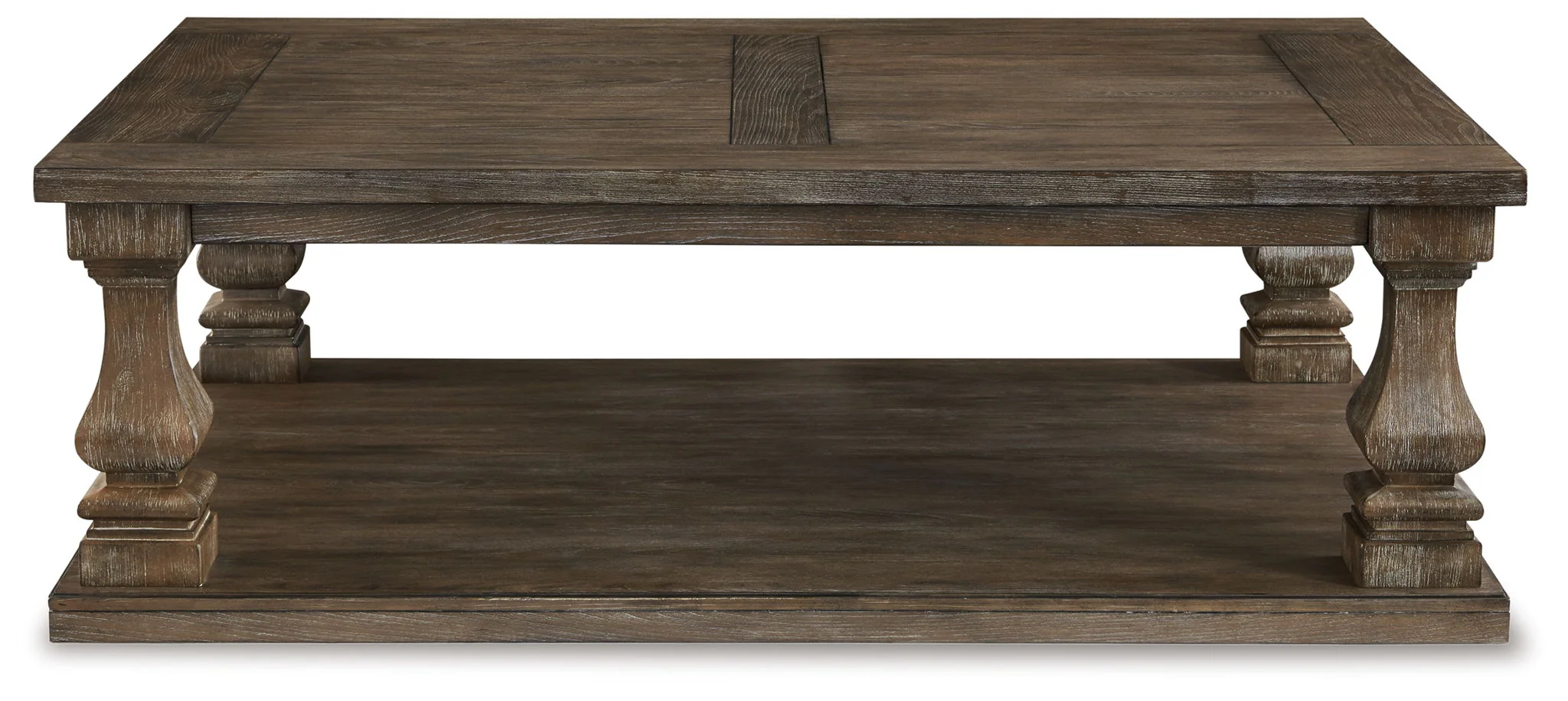Johnelle - Rectangular Cocktail Table - Gray - Image 4