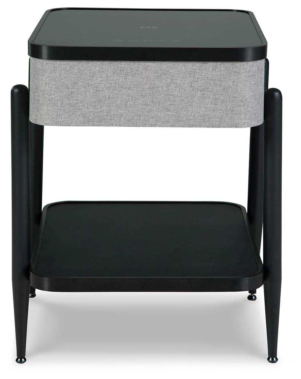 Jorvalee - Accent Table with Speaker - Gray / Black - Image 4