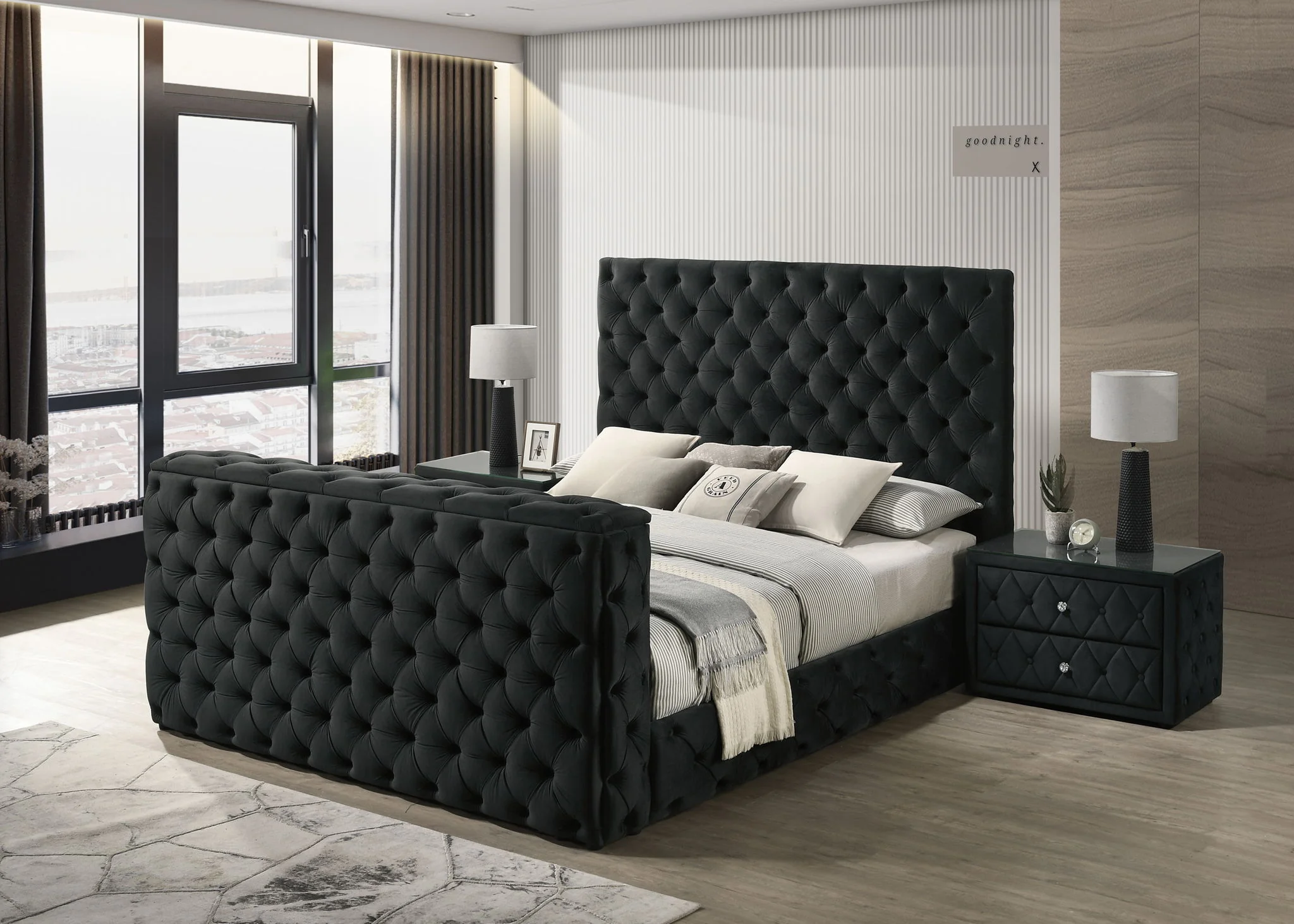 Josephine - Night Stand - Black - Image 2