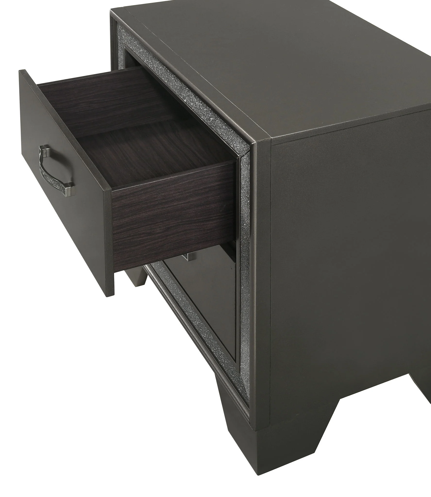 Kaia - Nightstand - Dark Gray - Image 4