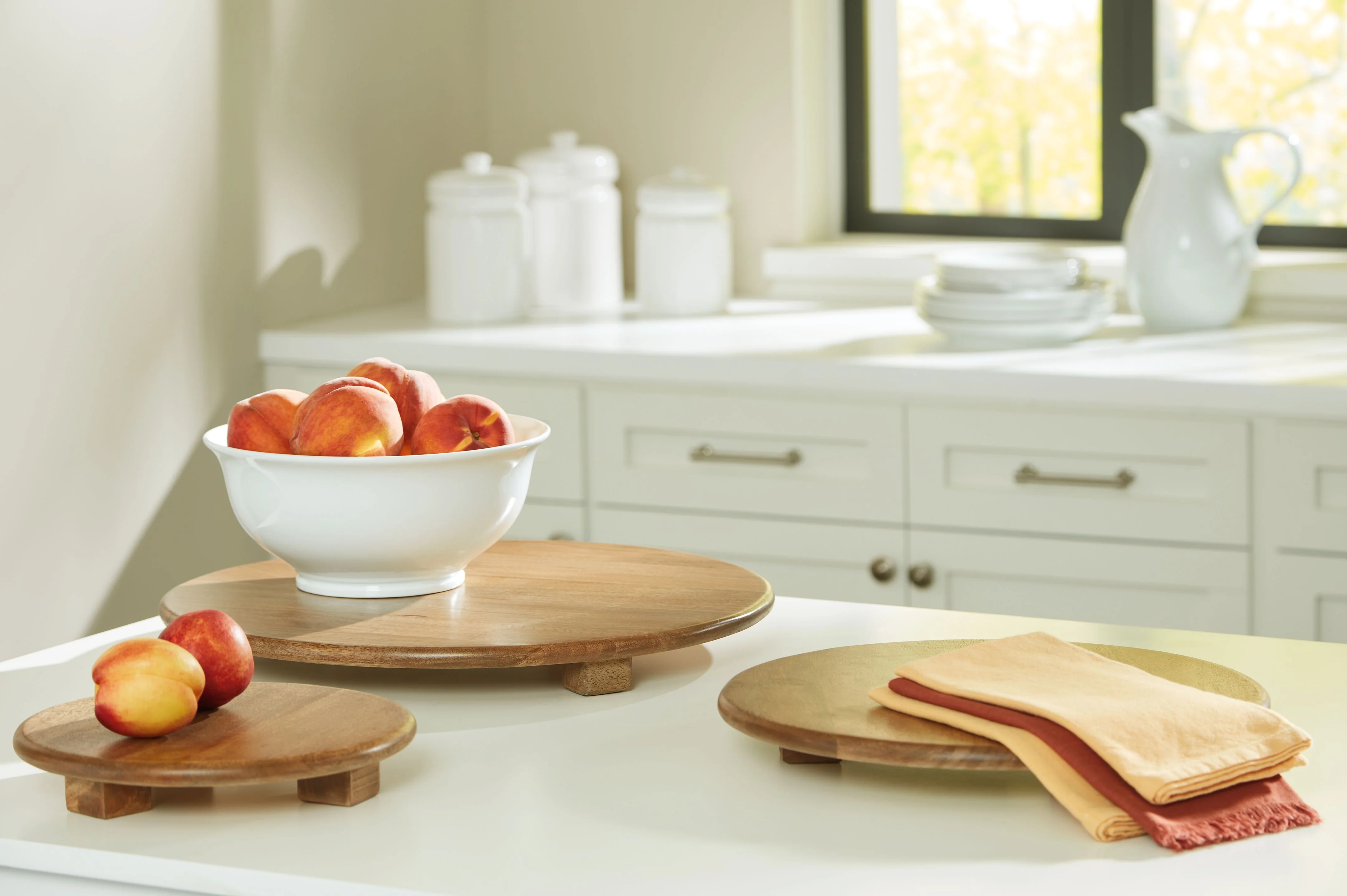 Kaidler - Tray Set (Set of 3) - Brown - Image 3