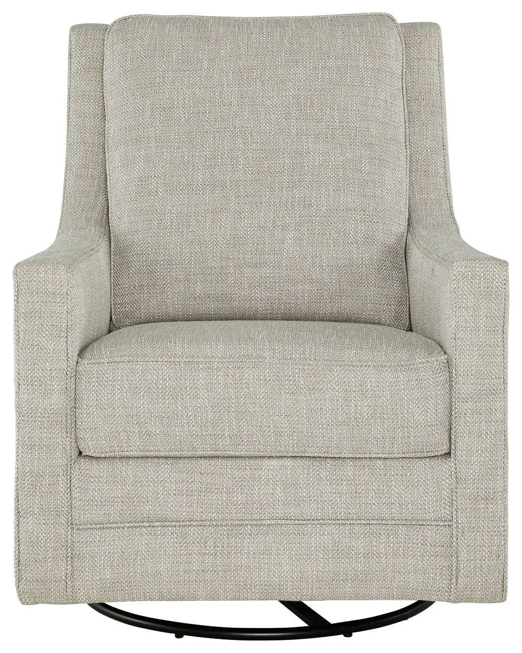 Kambria - Swivel Glider Accent Chair - Fog - Image 2