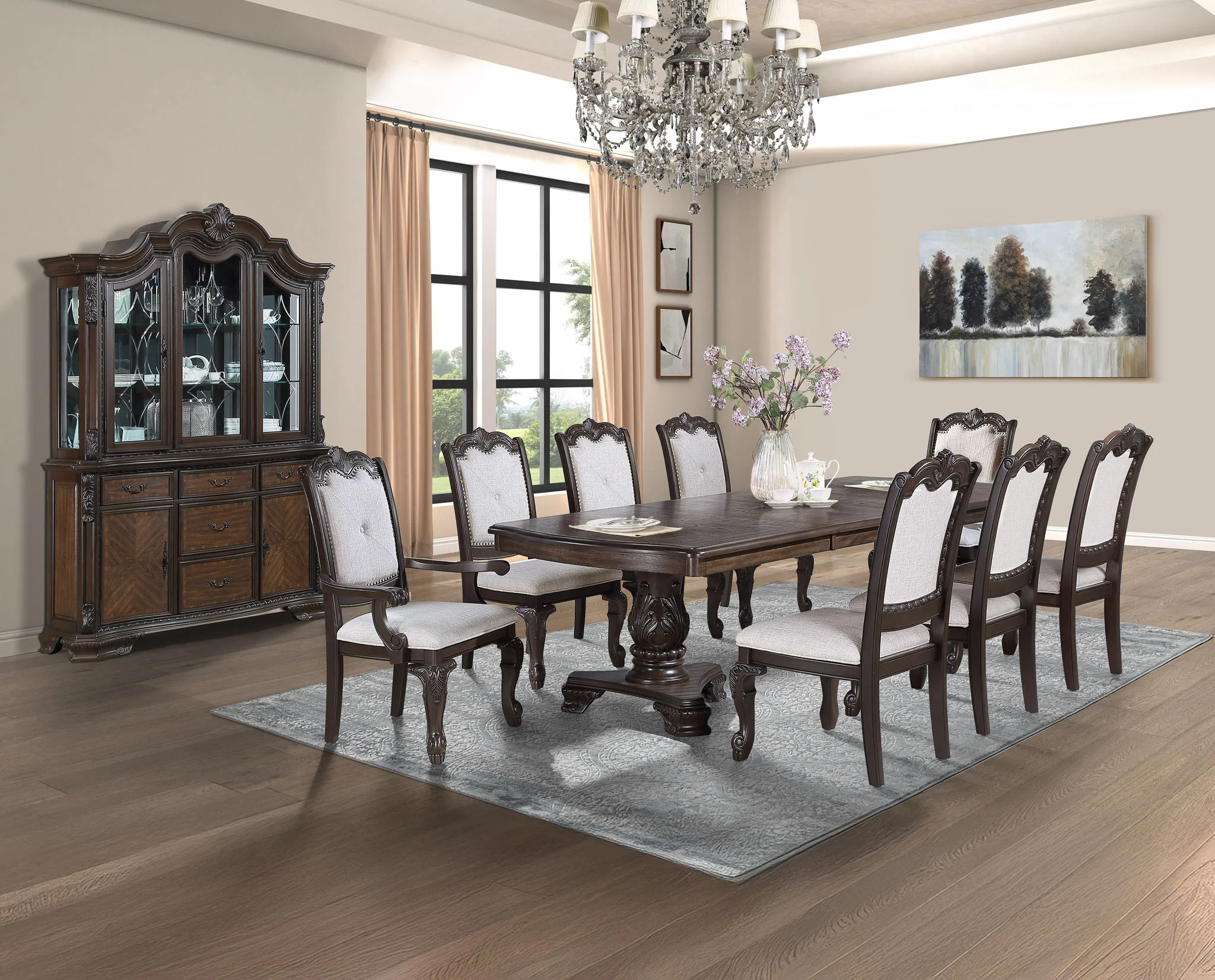 Kiera - Arm Chair (Set of 2) - Coffee Brown - Image 4