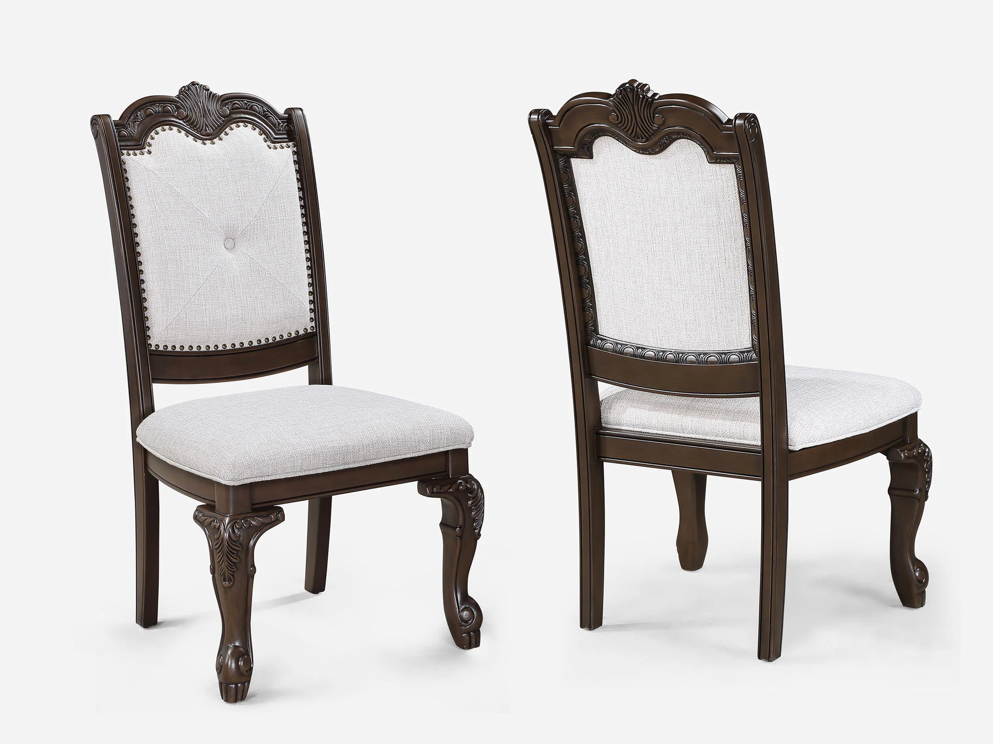 Kiera - Side Chair (Set of 2) - Coffee Brown