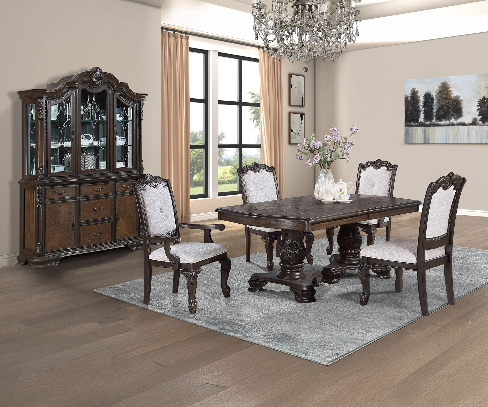 Kiera - Side Chair (Set of 2) - Coffee Brown - Image 2