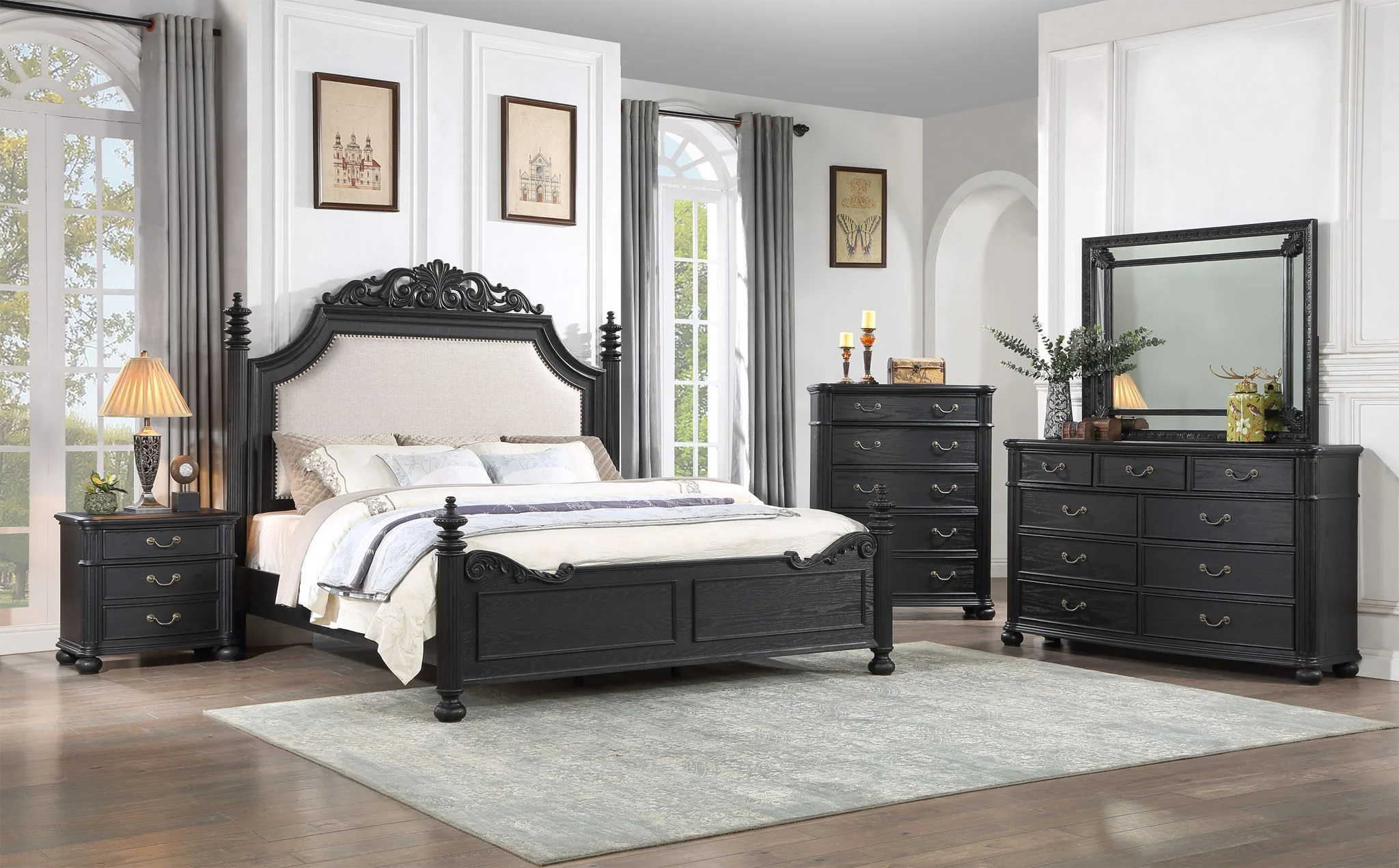 Kingsbury - Nightstand - Black - Image 4