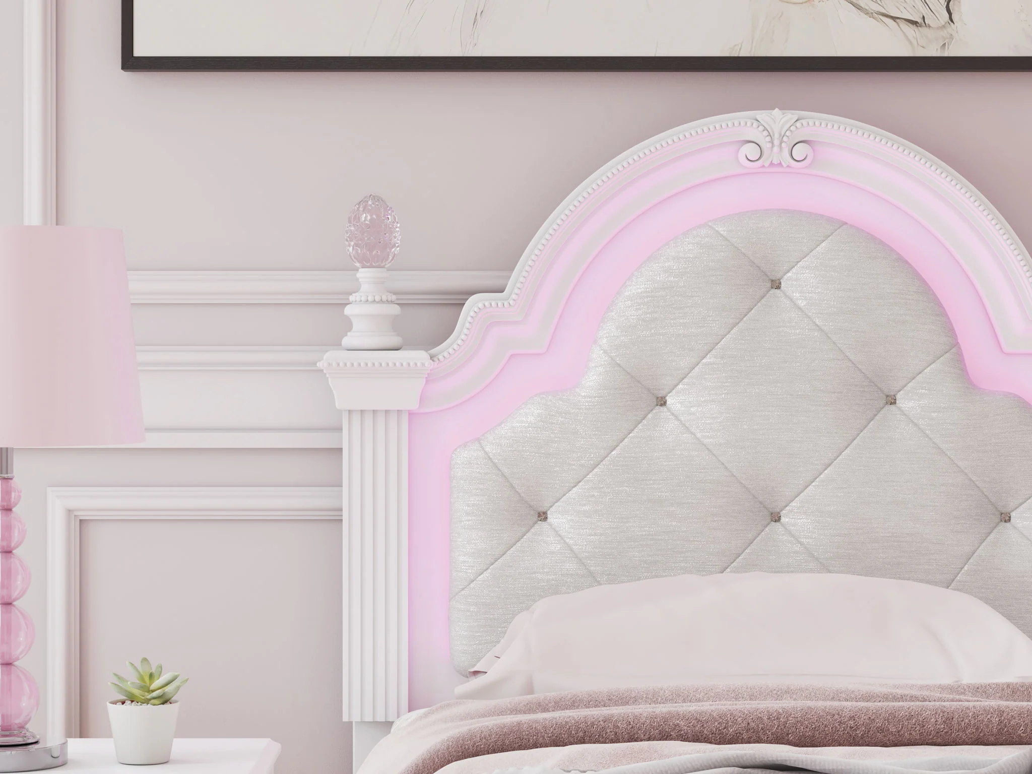 Kozlani - Upholstered Panel Headboard - Image 4