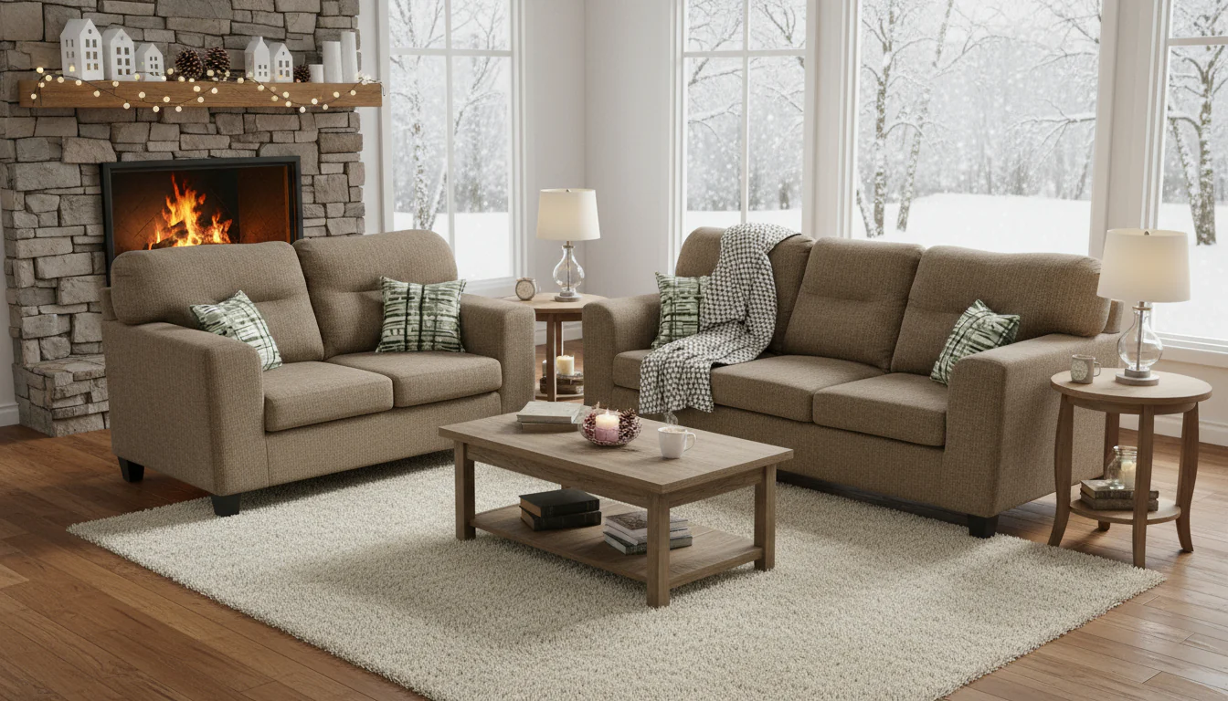 1431 Sofa and Loveseat Set L&A - Image 2