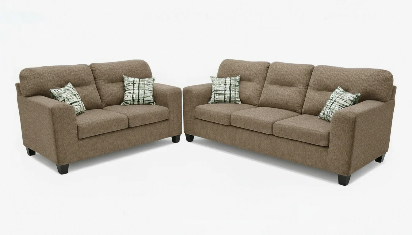 1431 Sofa and Loveseat Set L&A - Image 6