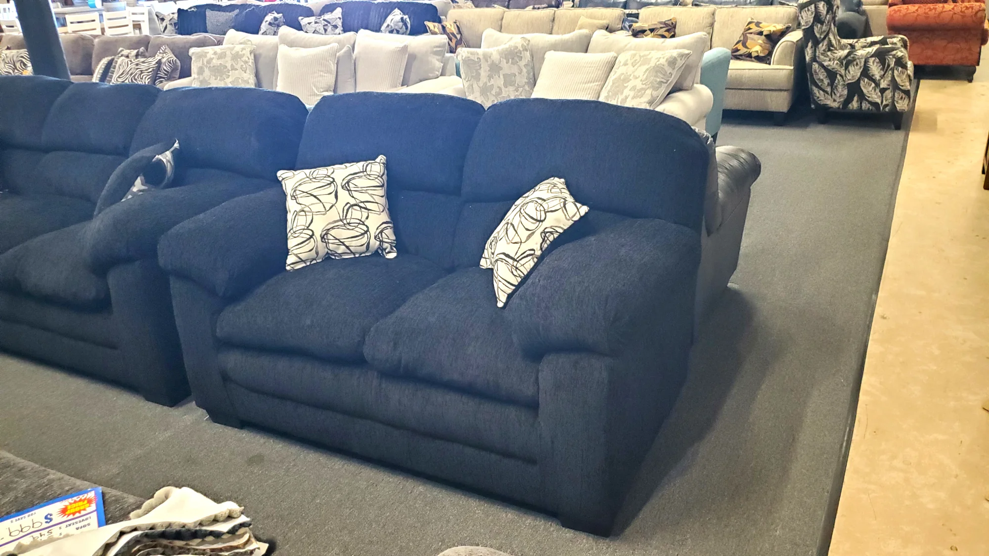 3500 High Back Pub Sofa and Love Seat Set by L&A - Image 6