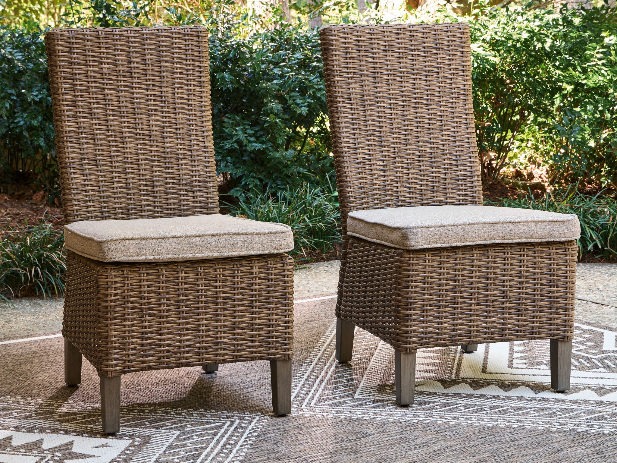Laguna Heights - Side Chair With Cushion (Set of 2) - Beige - Image 4