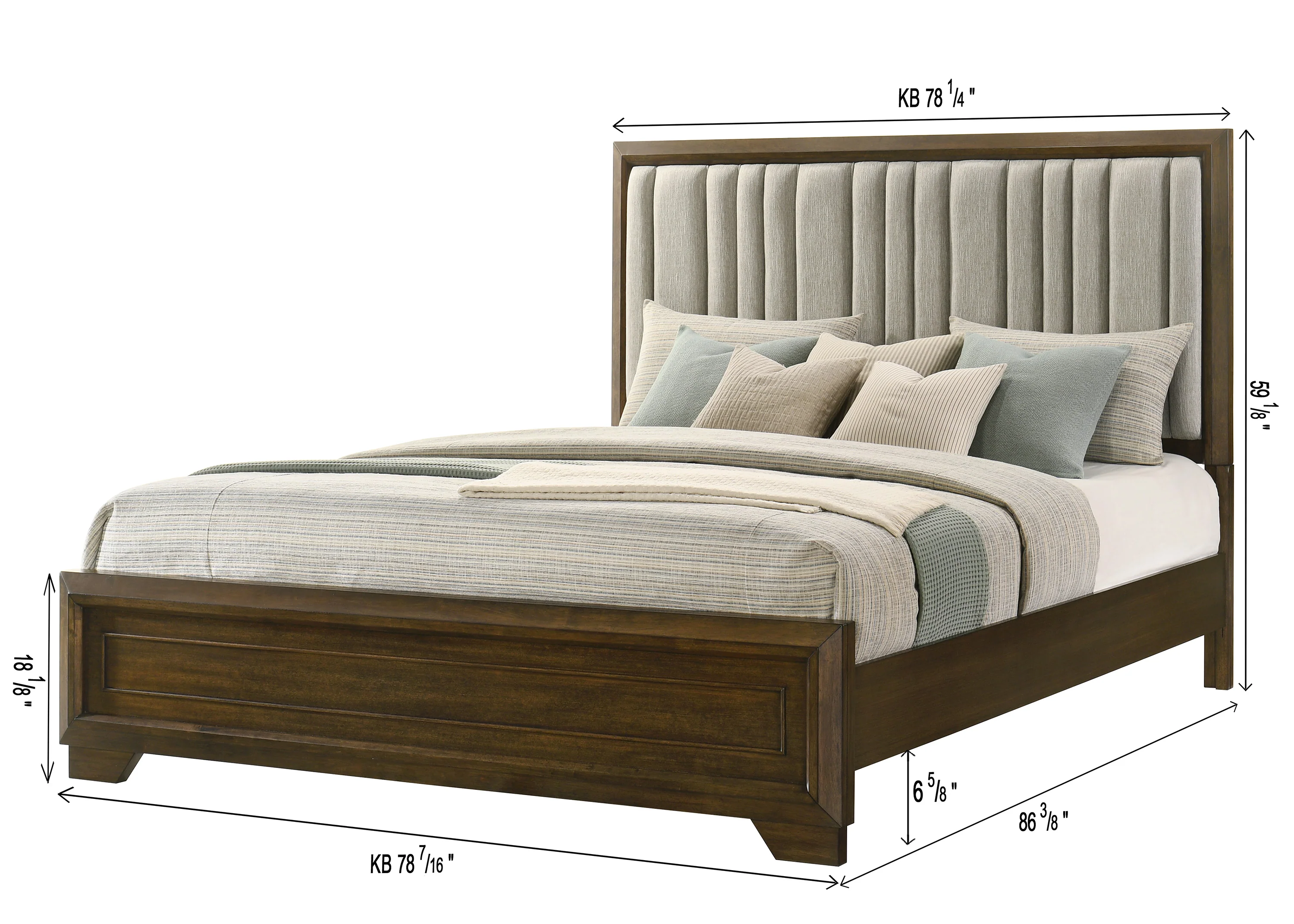 Lakecrest King and Queen Size Bedroom Suites - Image 13