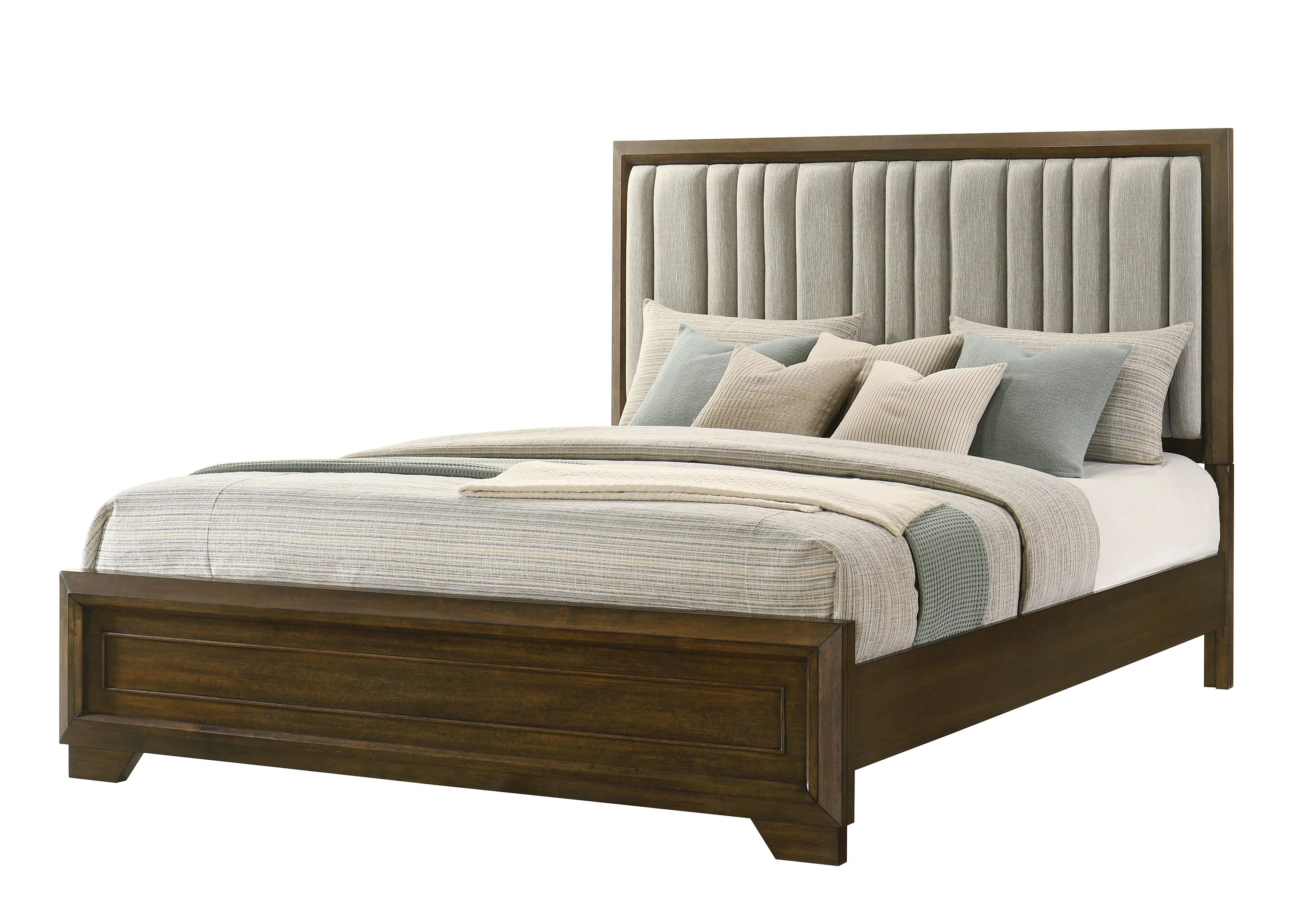Lakecrest Upholstered Panel Bed