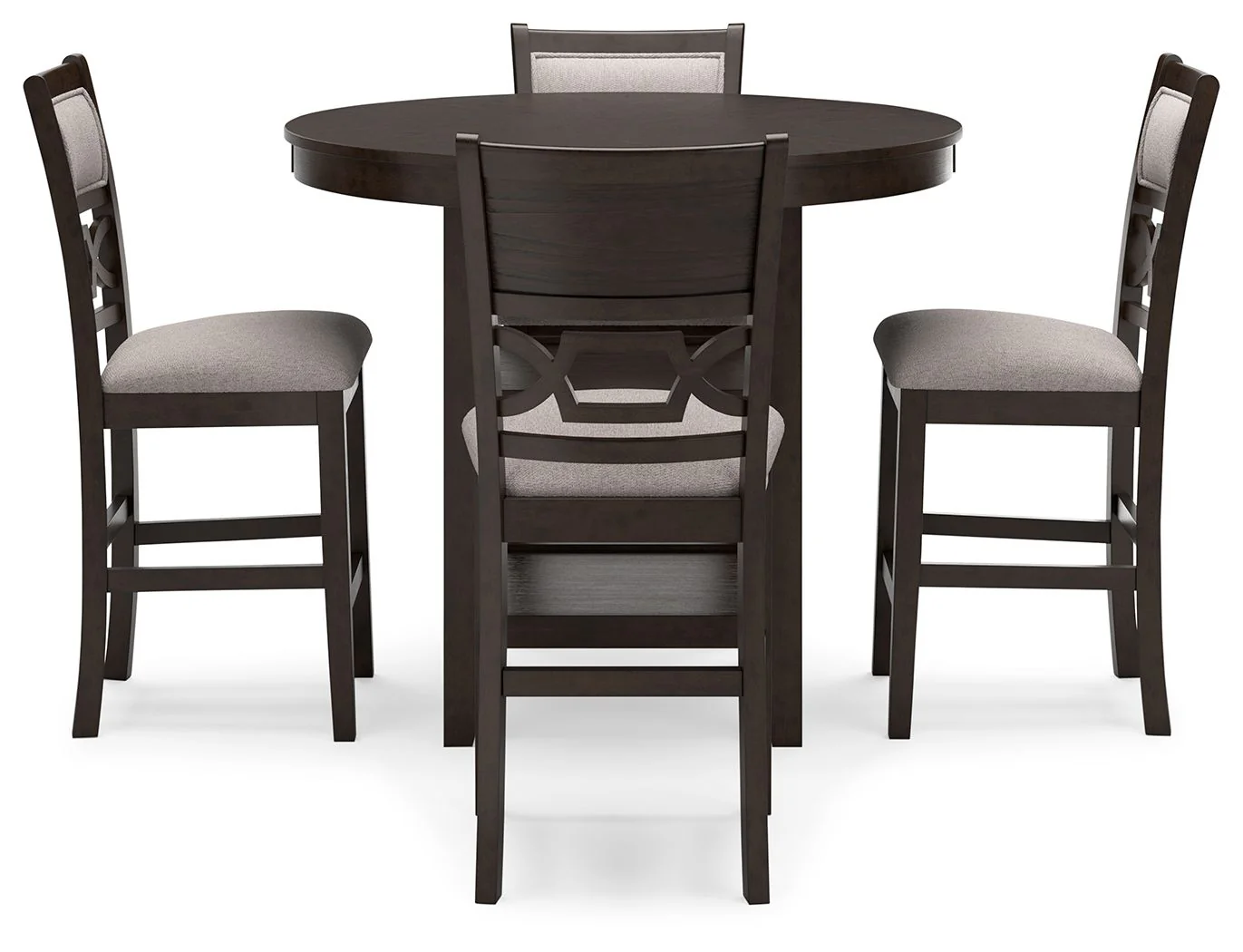 Langwest - Dining Room Counter Table Set (Set of 5) - Brown - Image 3