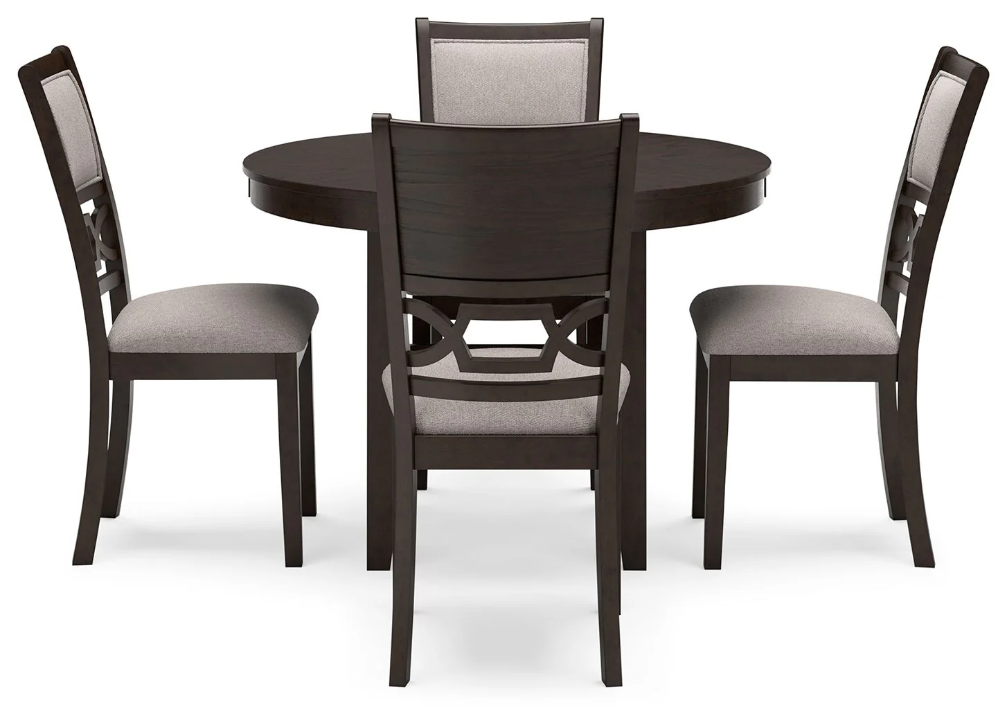 Langwest - Dining Room Table Set (Set of 5) - Brown - Image 3