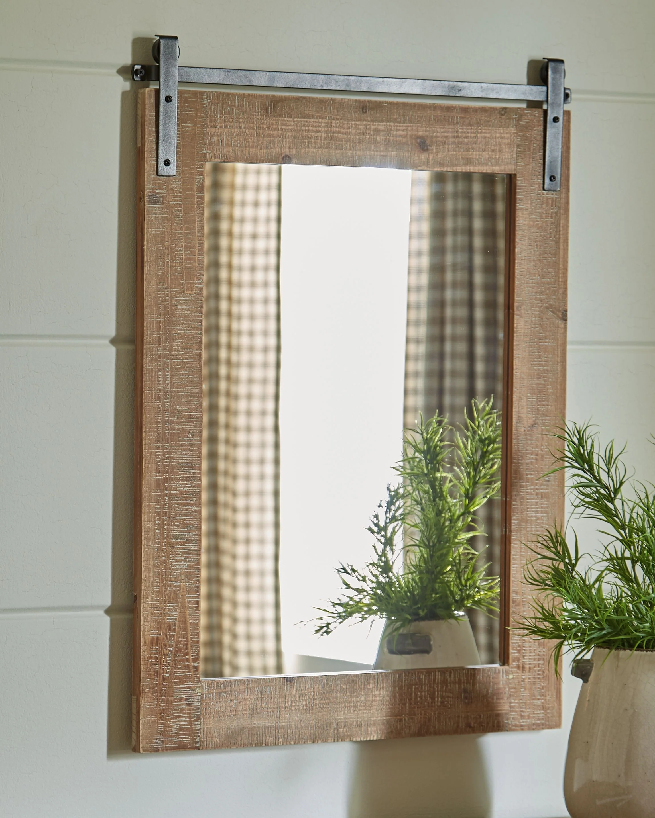 Lanie - Accent Mirror - Antique Brown - Image 4