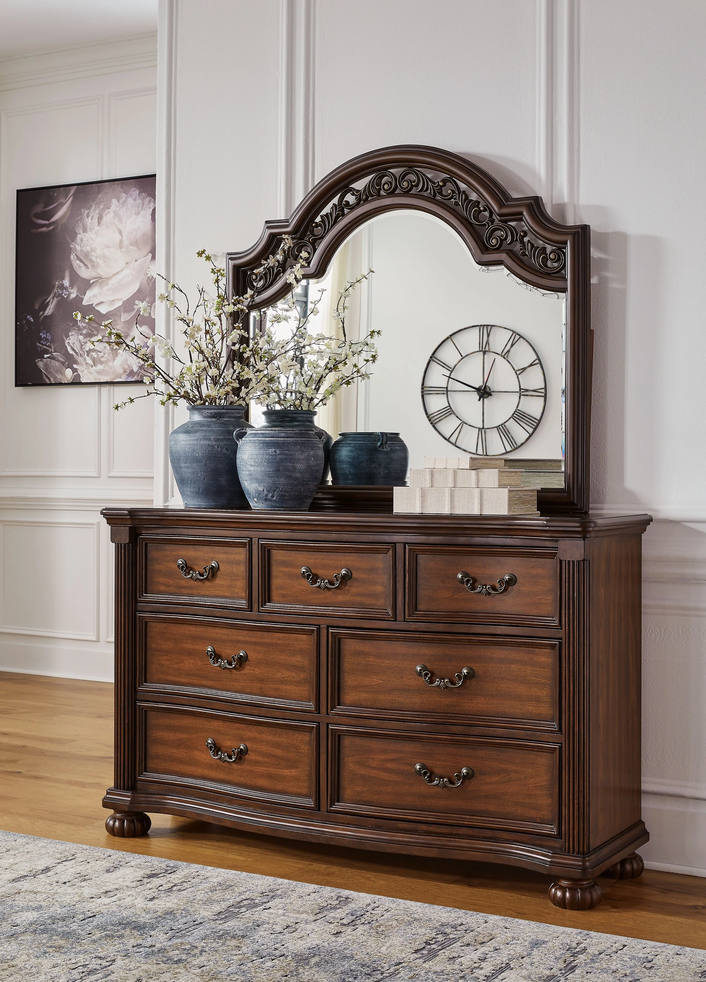 Lavinton - Dresser And Mirror - Brown - Image 3