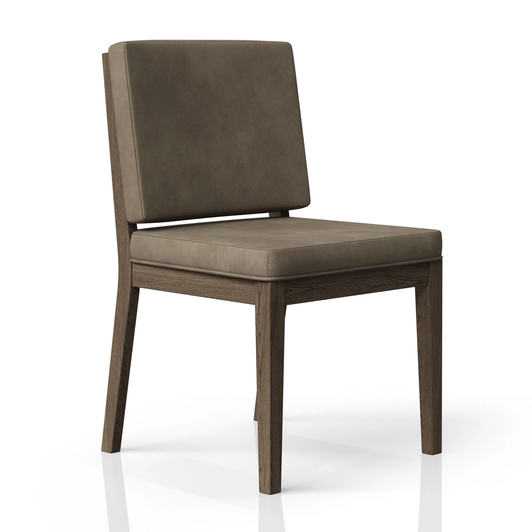 Soft Back Chair (Set of 2) - Light Brown - Image 4