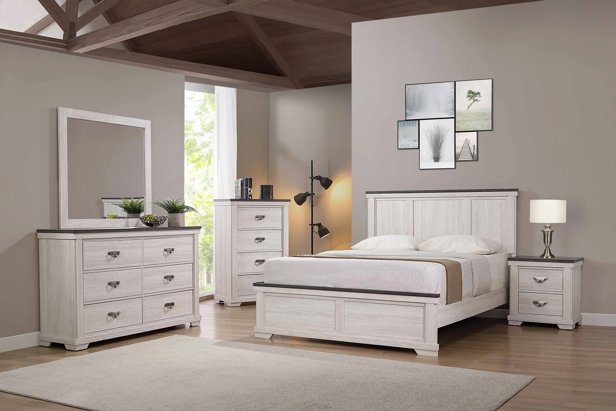 Leighton - Nightstand - White - Image 2