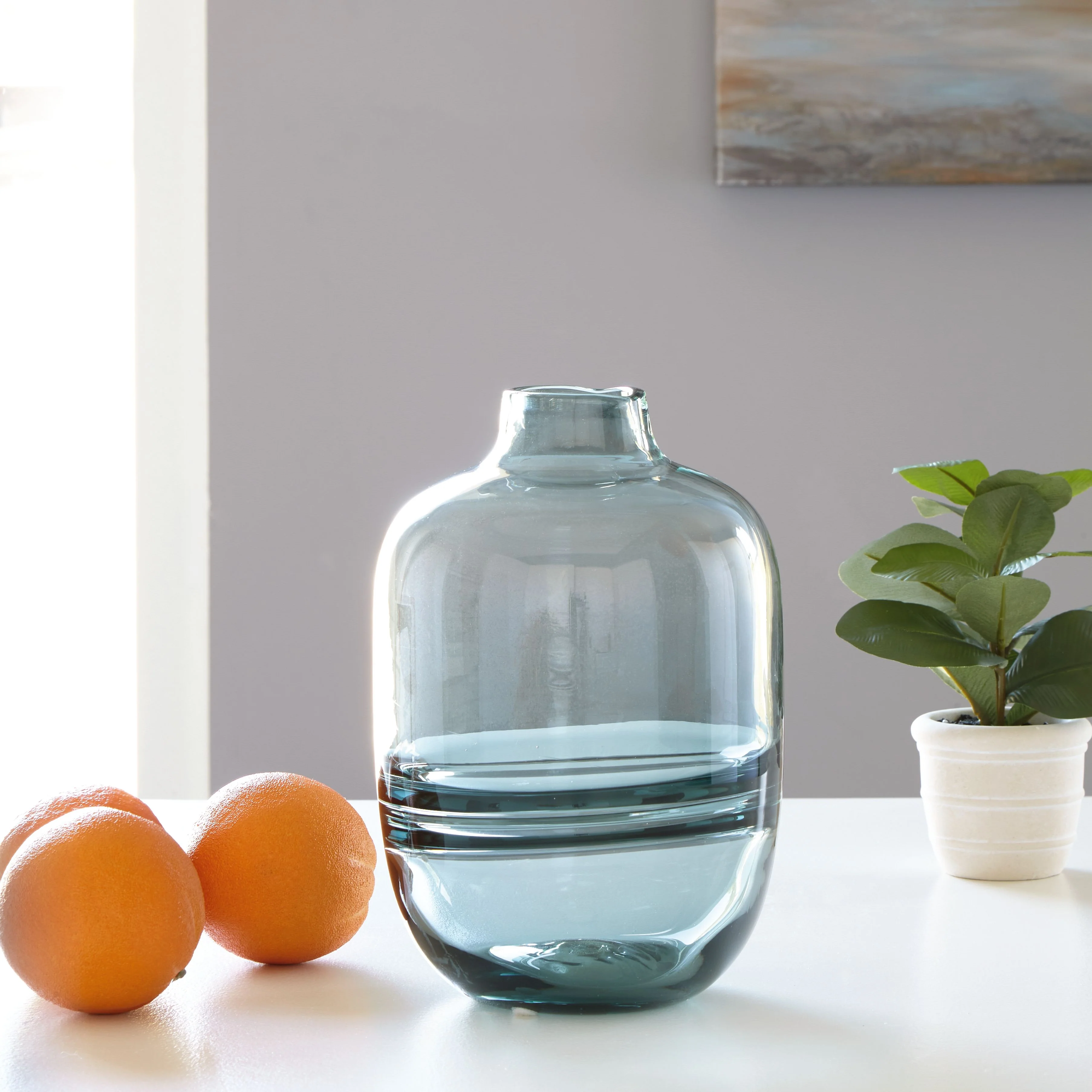 Lemmitt - Vase - Teal - Image 3