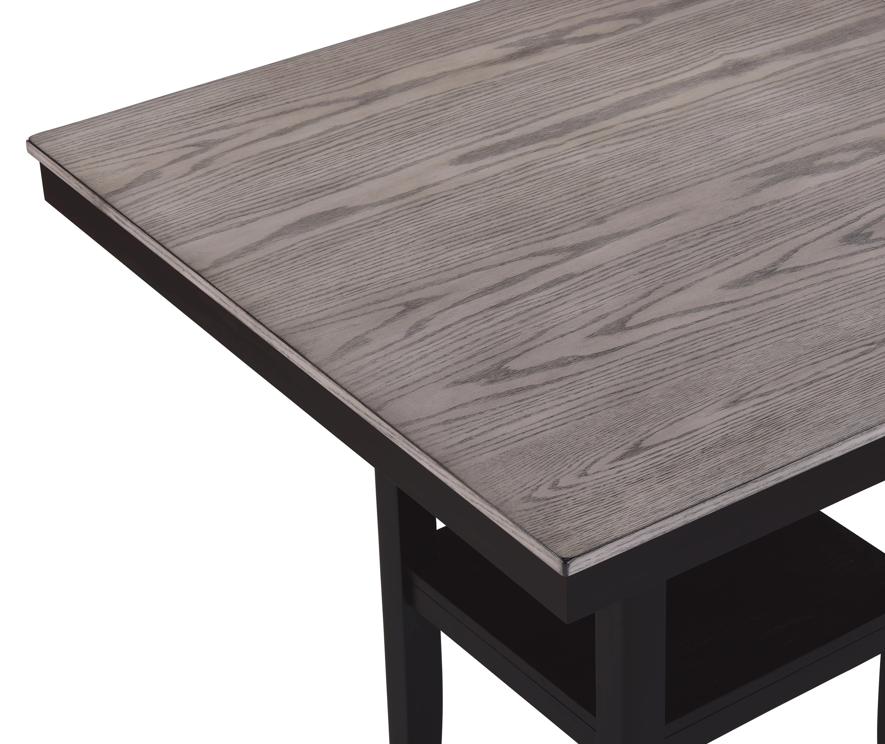 Lester Lt Grey 5 Piece Counter Height Dining Set - Image 3