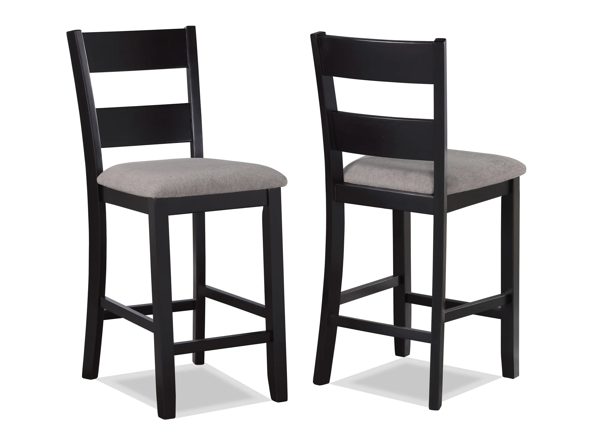 Lester Lt Grey 5 Piece Counter Height Dining Set - Image 4