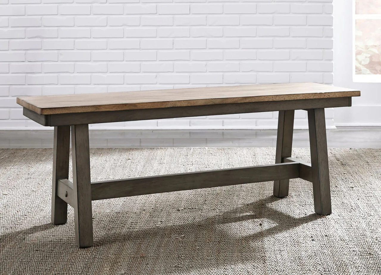 Lindsey Farm 6 Piece Trestle Table Dinette Set by Liberty - Image 4
