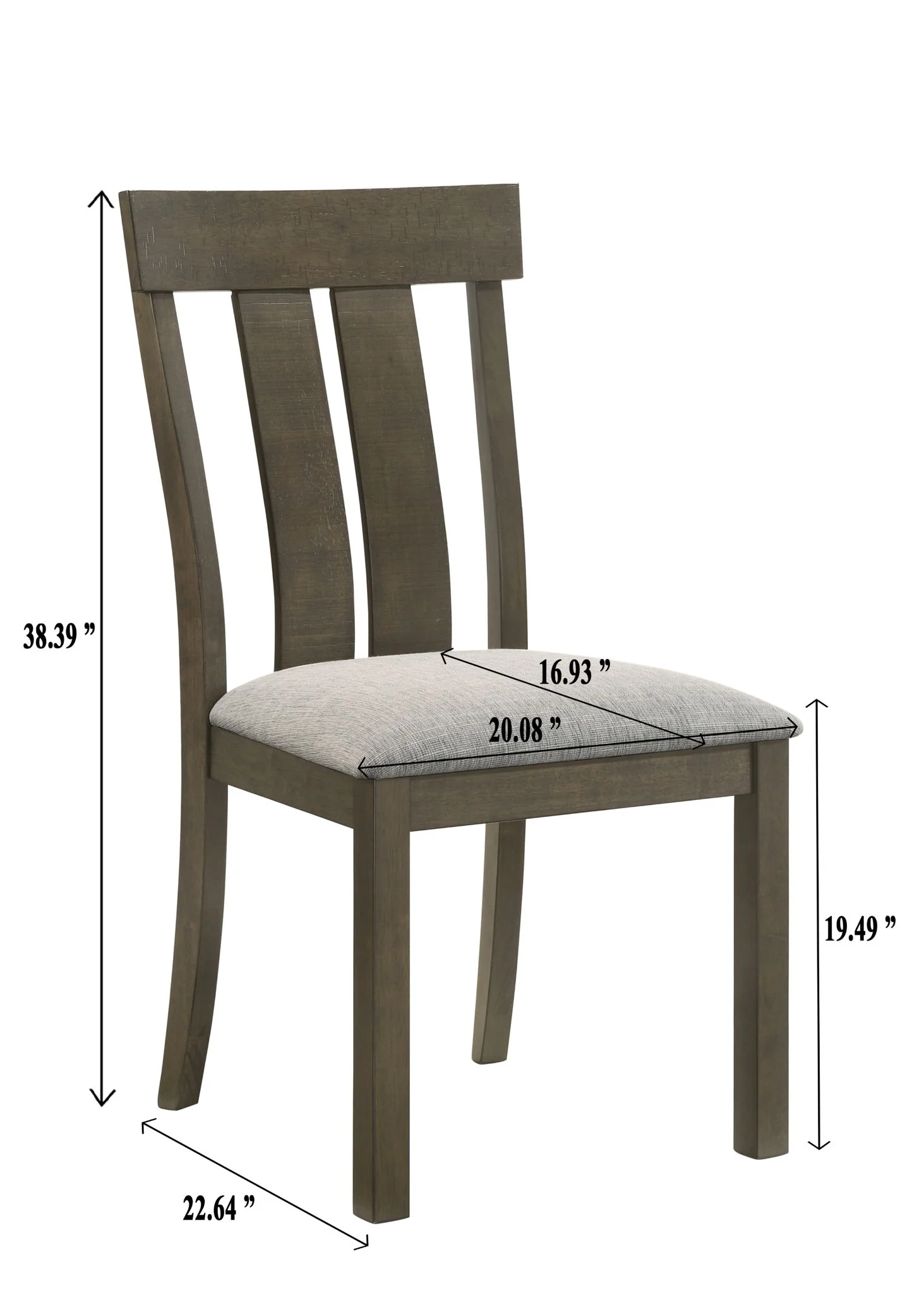 Lloyd - Side Chair (Set of 2) - Brown / Gray - Image 4