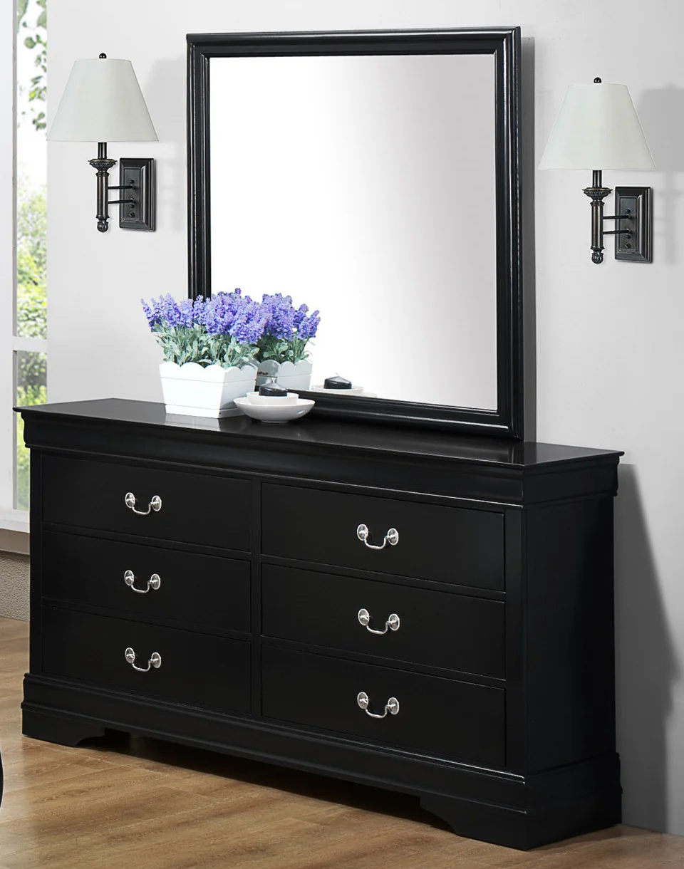 Louis Philip Black Bedroom Sets by Crown Mark - Image 3