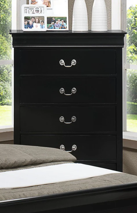 Louis Philip Black Bedroom Sets by Crown Mark - Image 5